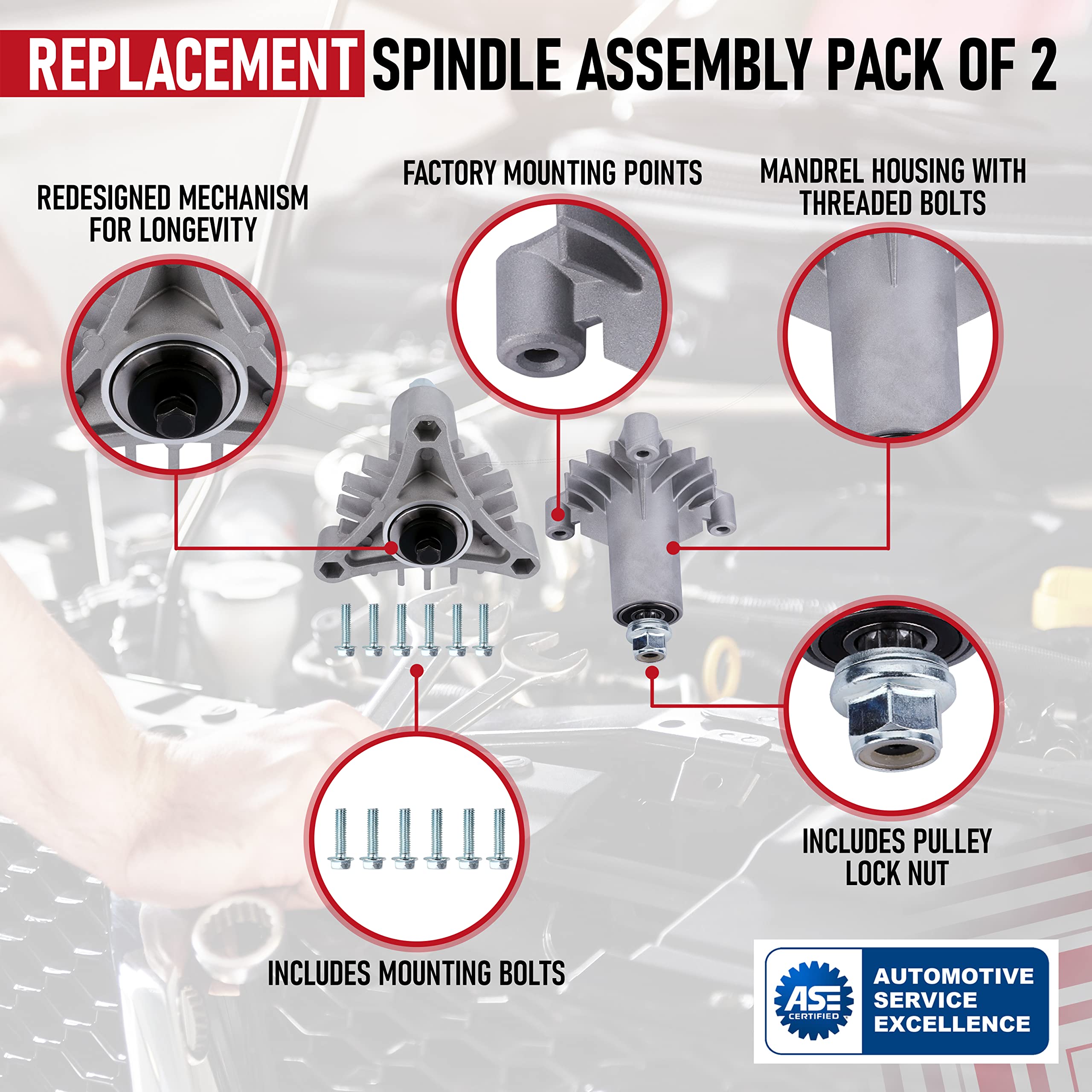 AA Ignition Spindle Assemblies AYP - P  - Like New