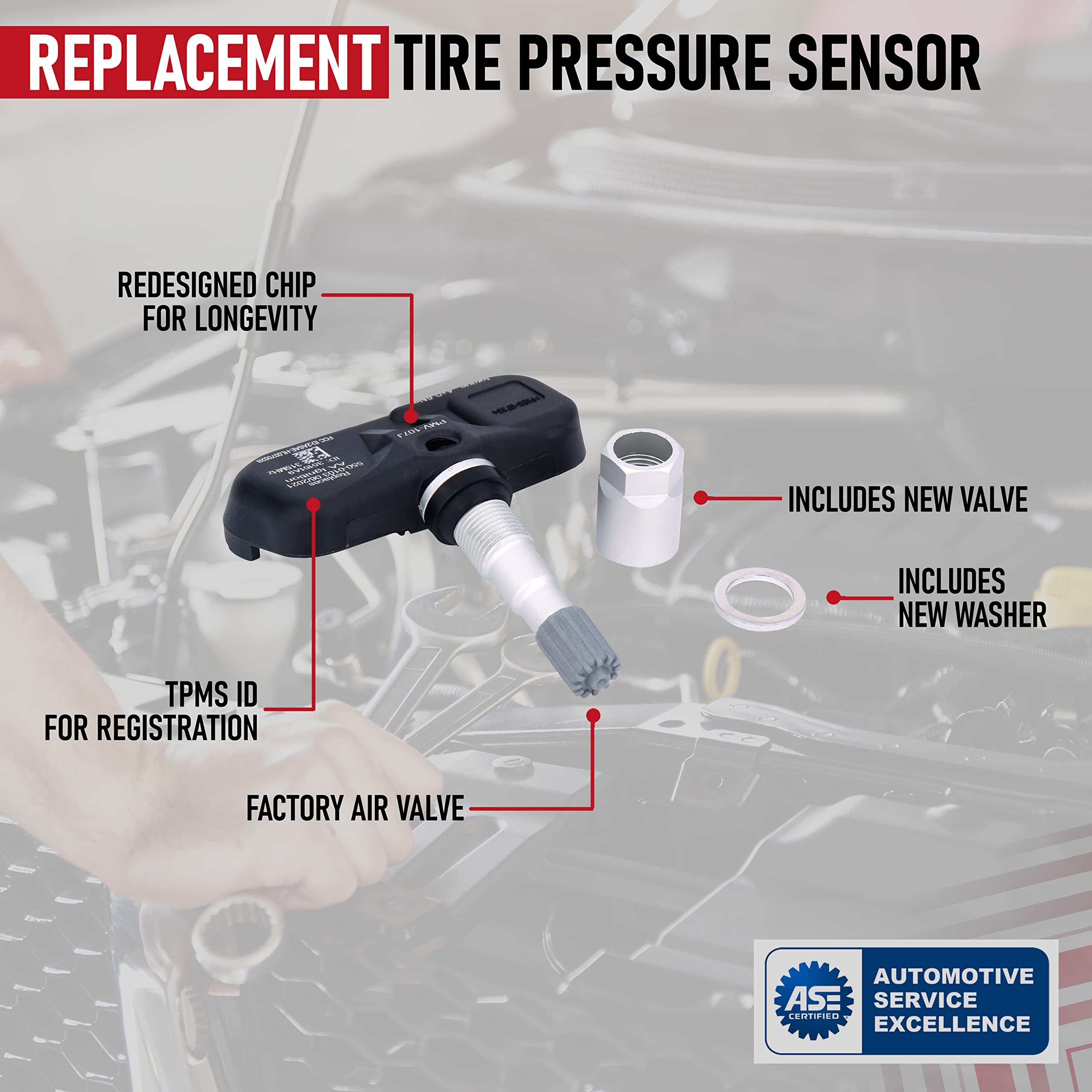 Tire Pressure Monitoring Sensors  - Like New