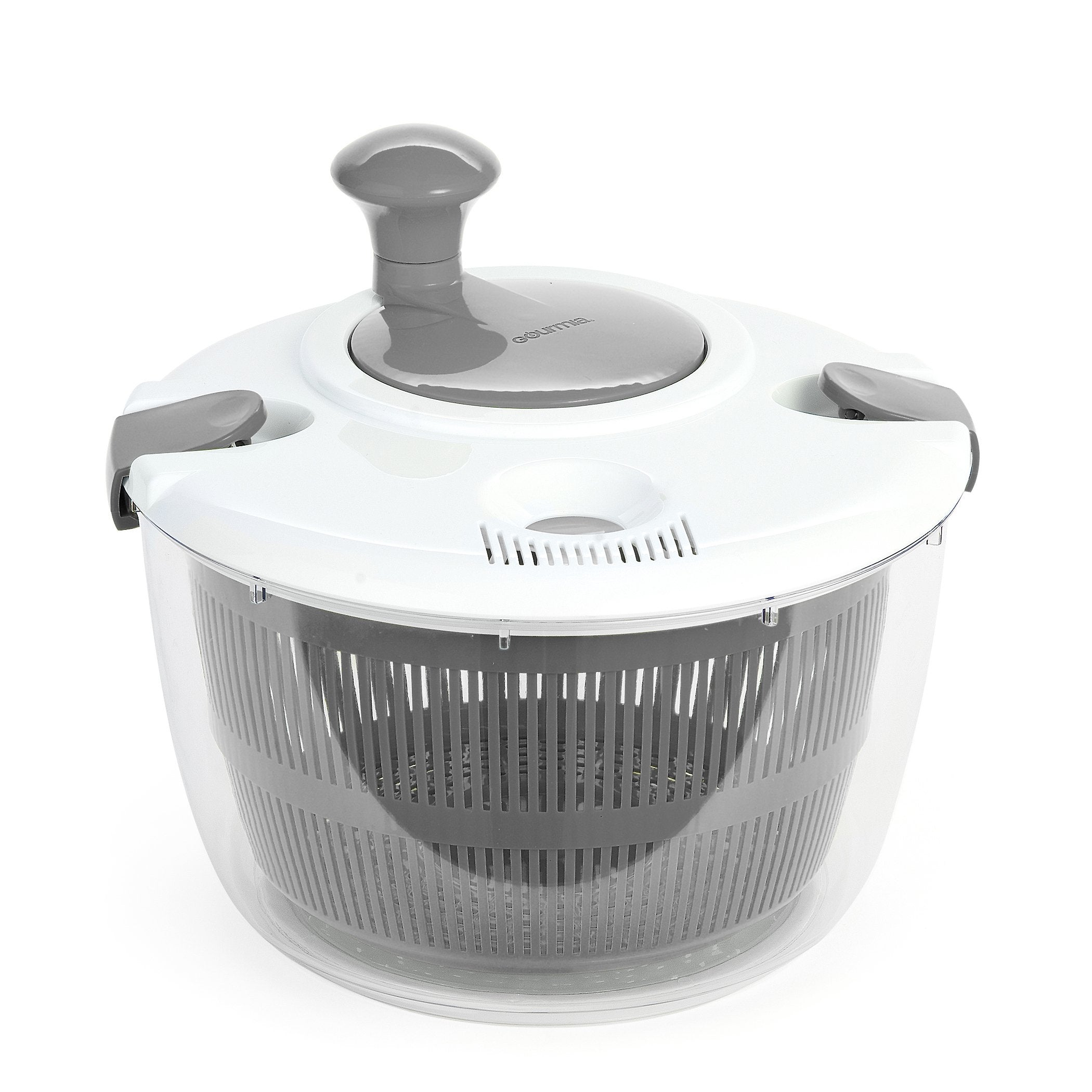 Gourmia GMS9100 Collapsible Salad Spinner Manual Veggie & Lettuce Dryer With Crank Handle & Folding Design Extra Large Capacity, Durable BPA free food safe material,Green  - Like New