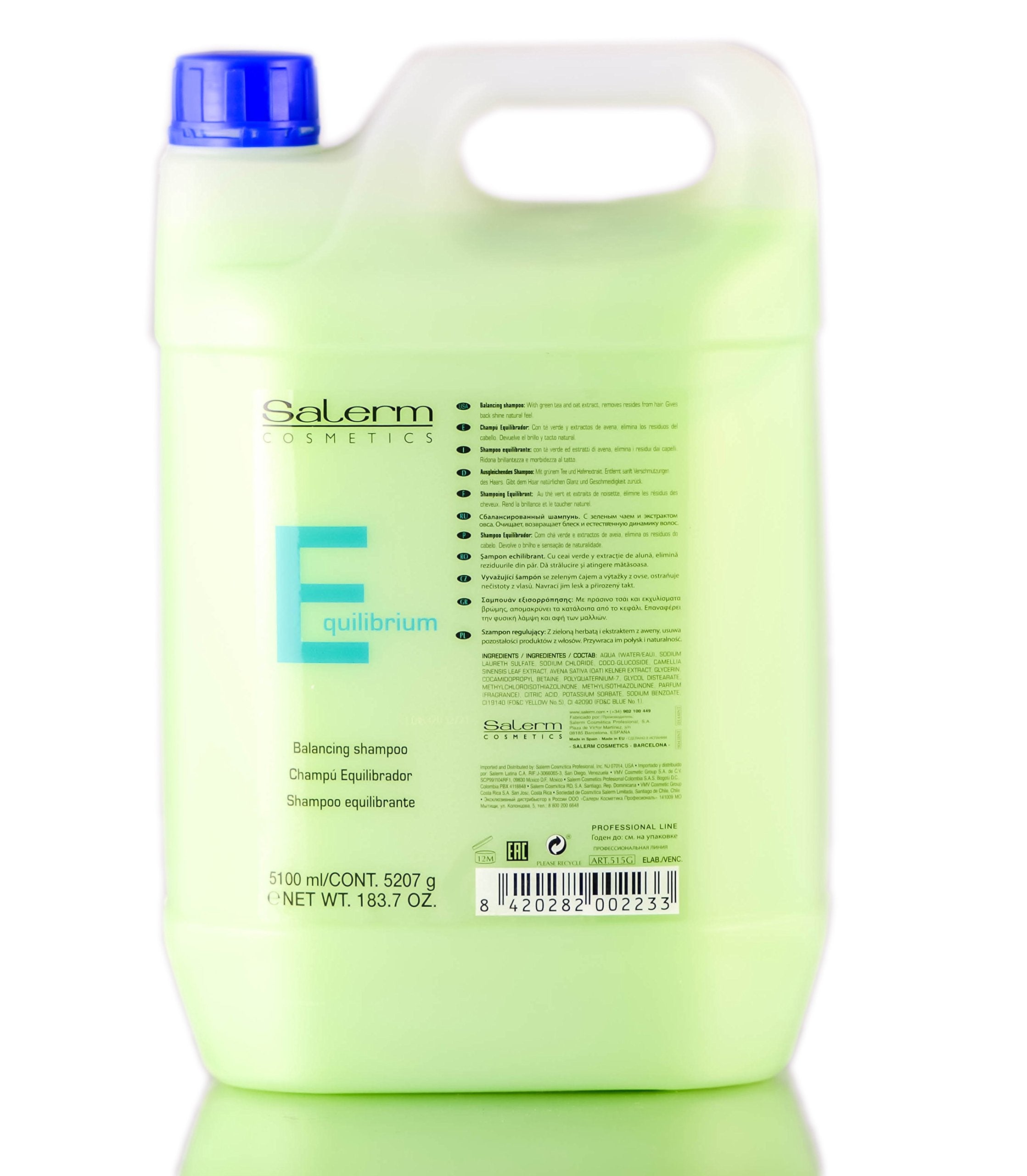 Salerm Cosmetics Equilibrium Balance Shampoo -183.7 oz