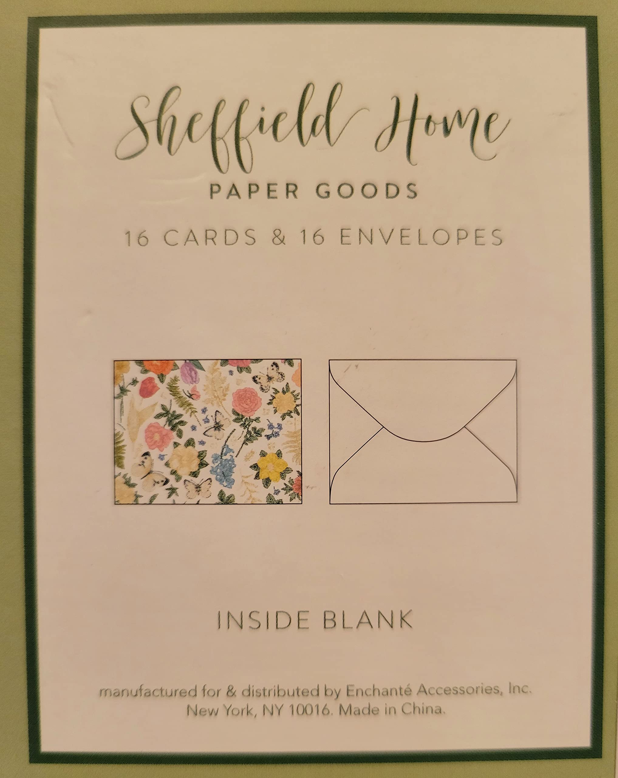 SHEFFIELD HOME Thank You Cards, 16 Pack  - Like New