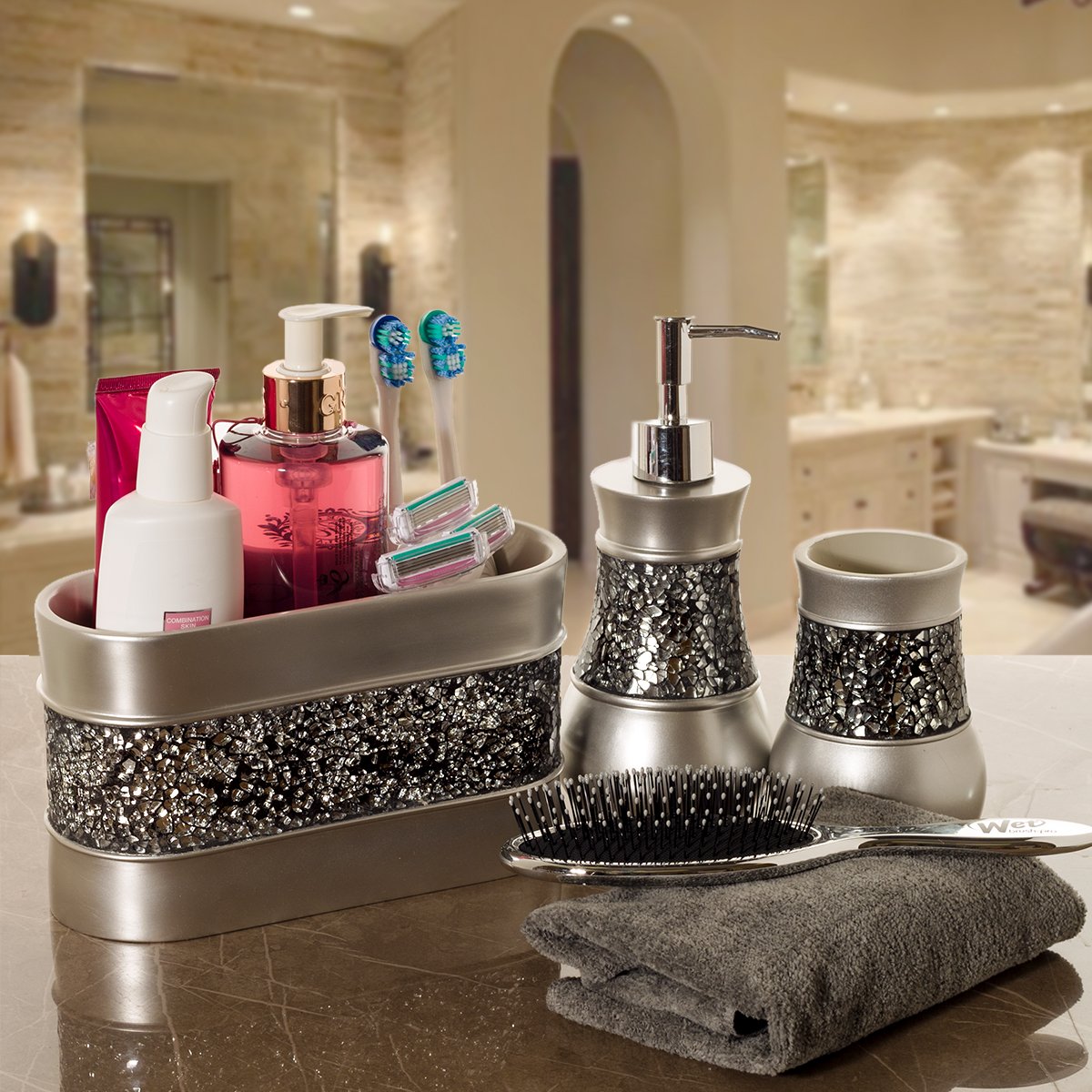 Gray soap-dispensers  - Like New