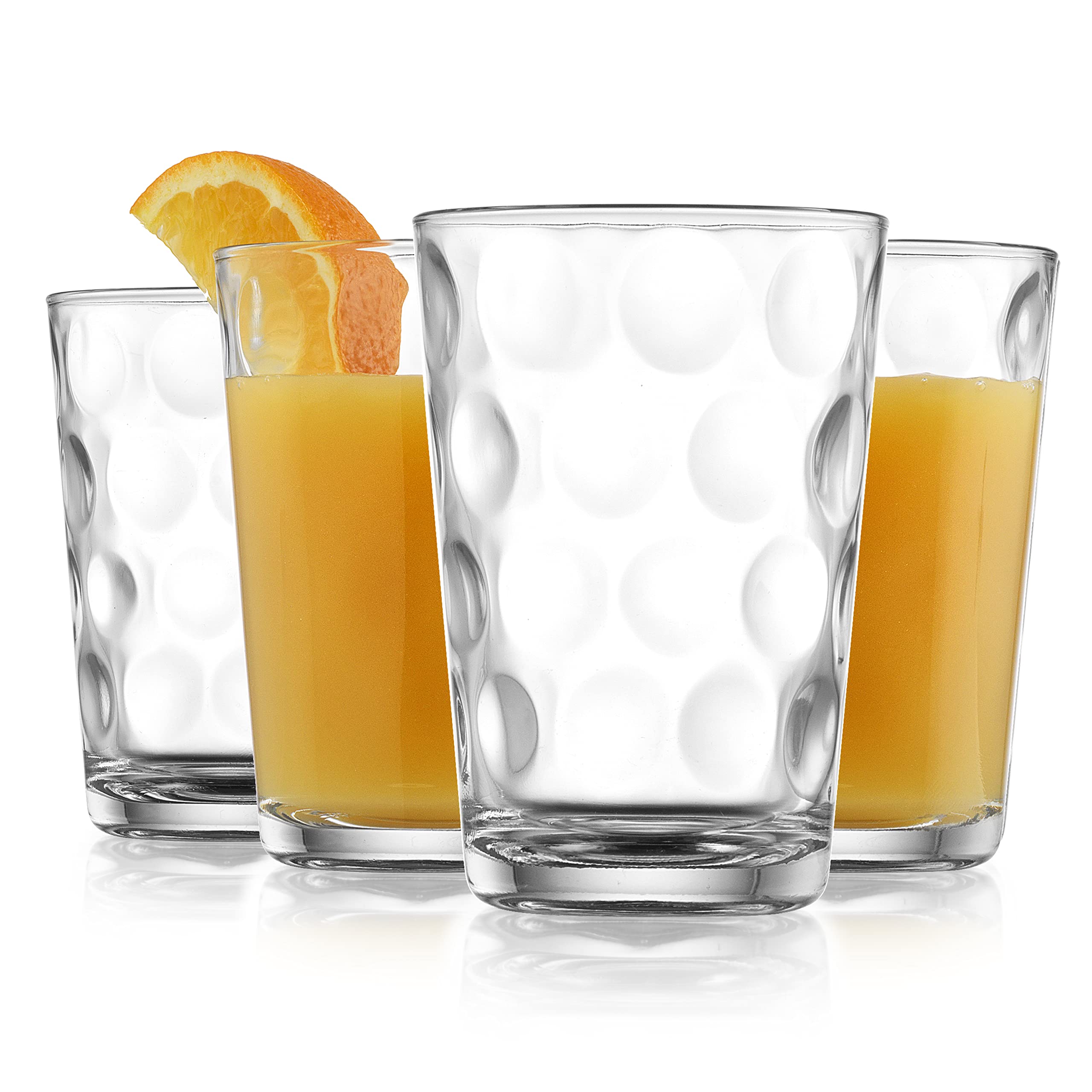 Home Essentials Juice Glasses Water Tumbler Glasses Cups 7 oz Uses for Juice, Water, Cocktails, and more Beverages. Dishwasher safe…  - Acceptable