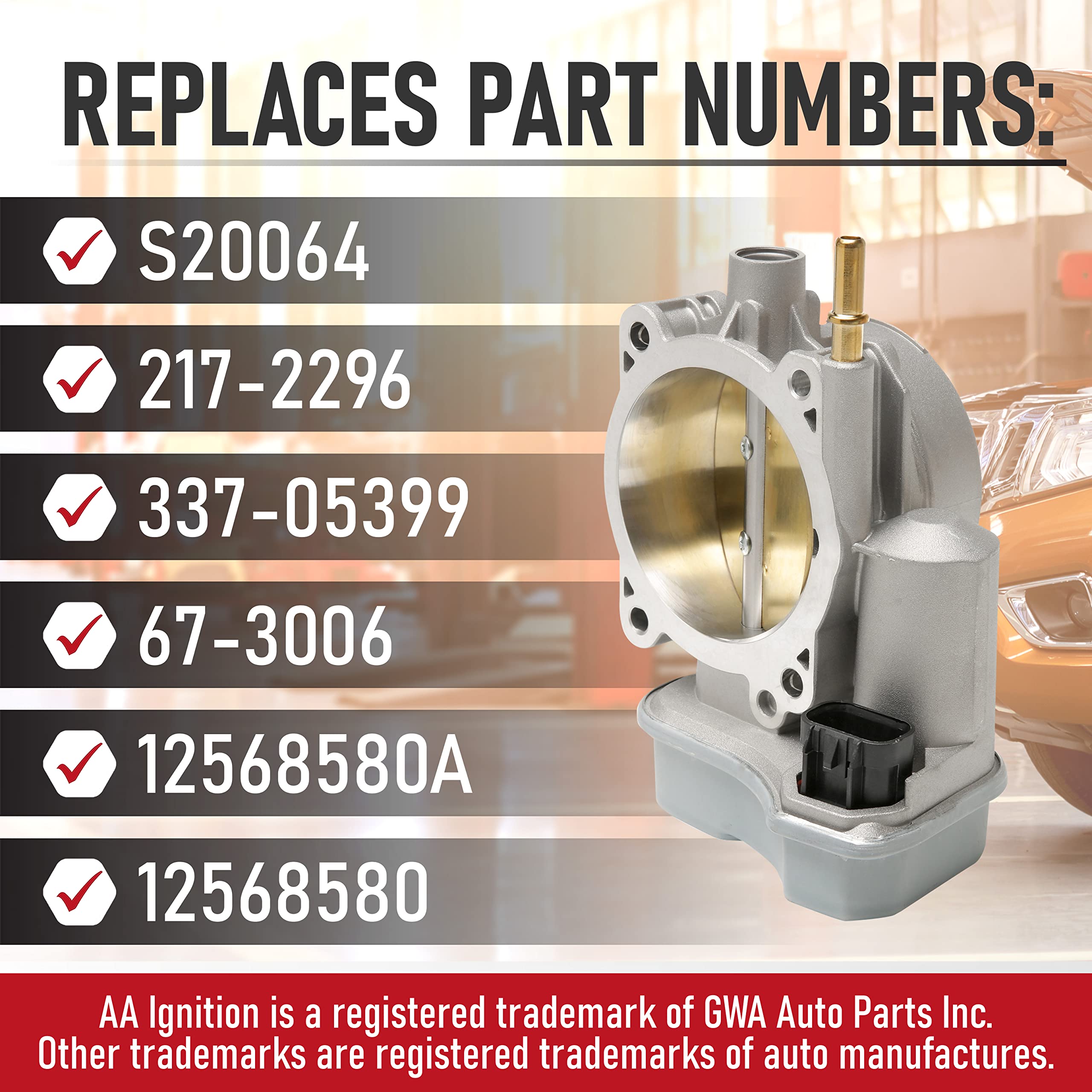 Throttle Bodies GM - P  - Like New