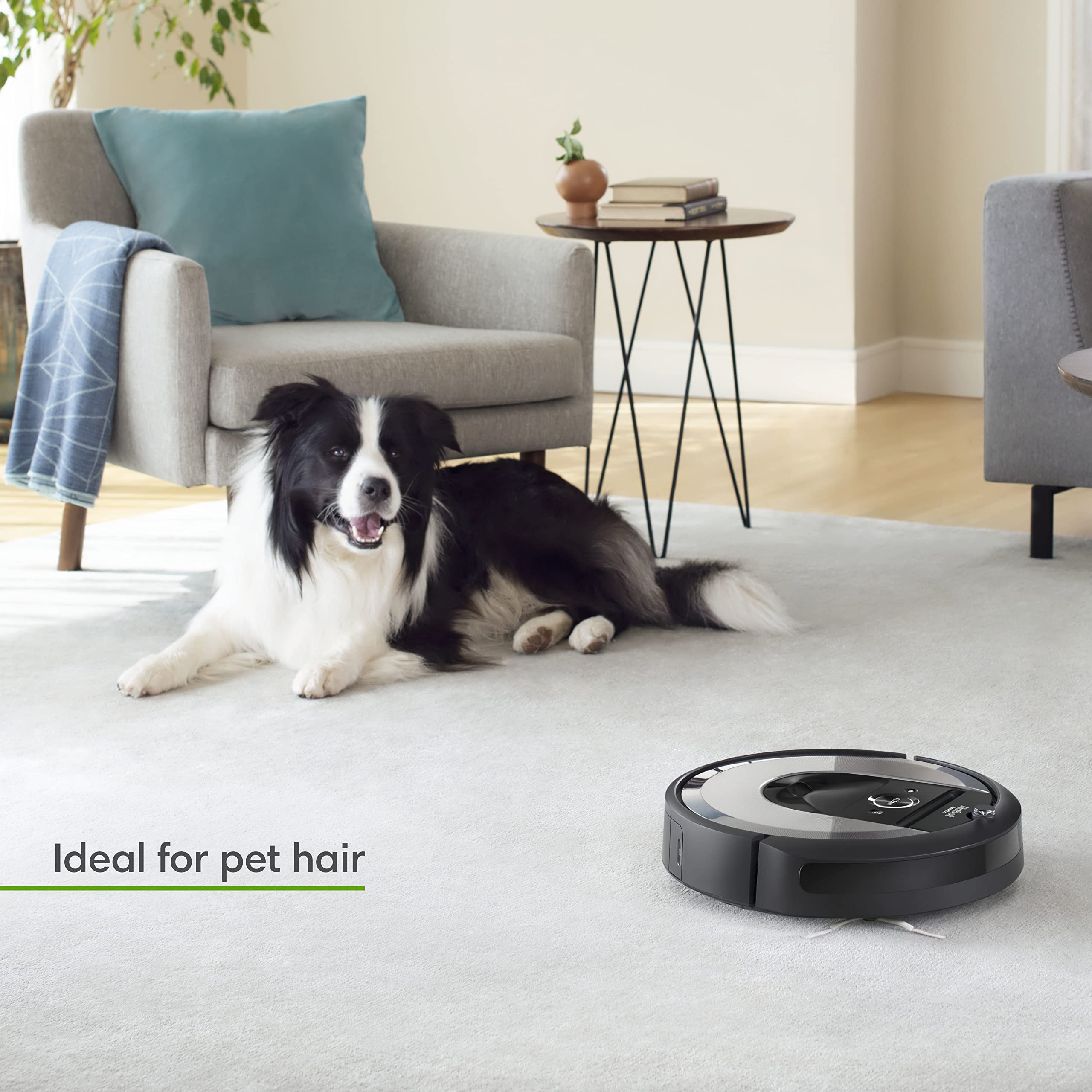 iRobot Roomba i6+ (6550) Robot Vacuum with Automatic Dirt Disposal-Empties Itself for up to 60 Days, Wi-Fi Connected, Works with Alexa, Carpets, Smart Mapping Upgrade - Clean & Schedule by Room