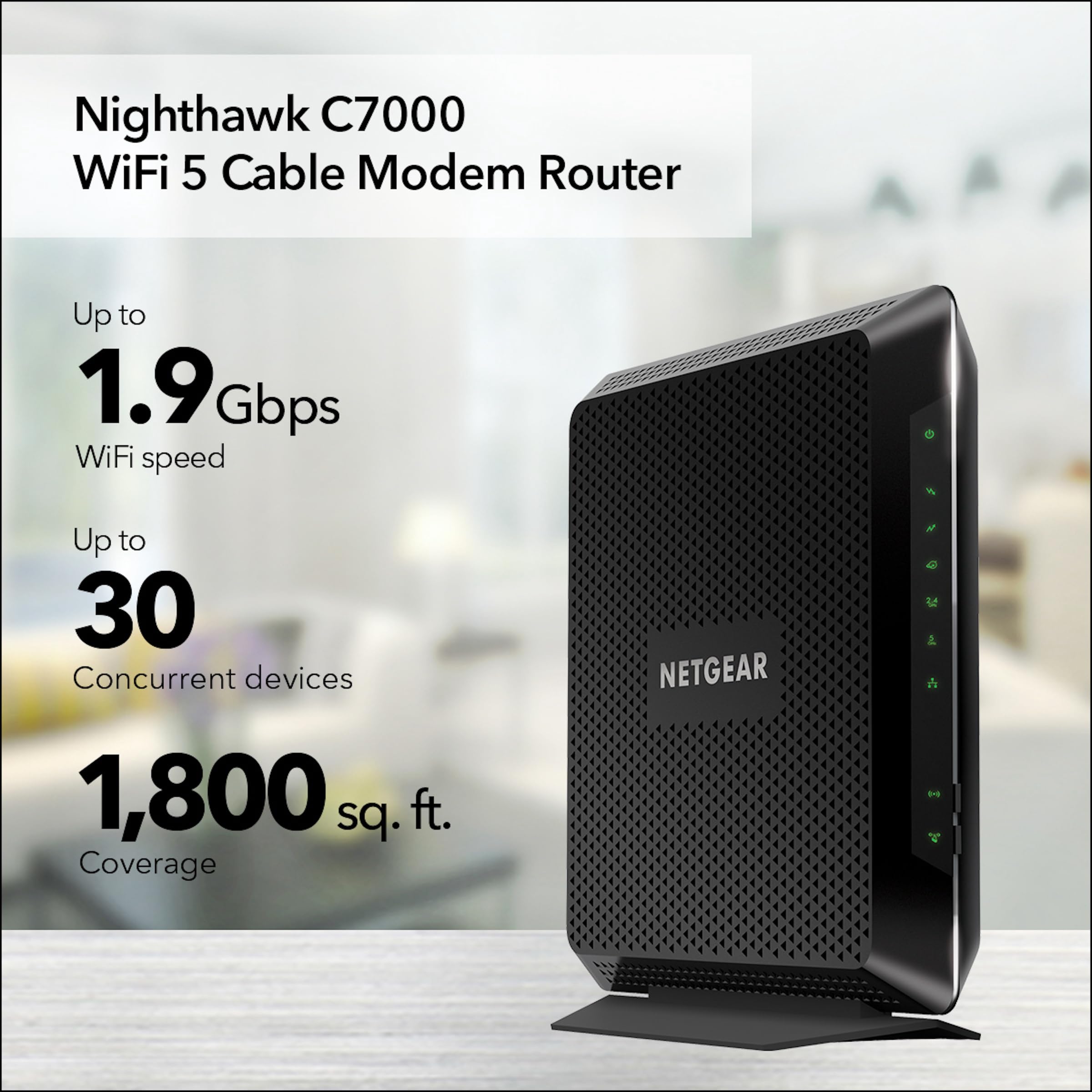 NETGEAR Nighthawk Wi-Fi Router Combo  - Like New