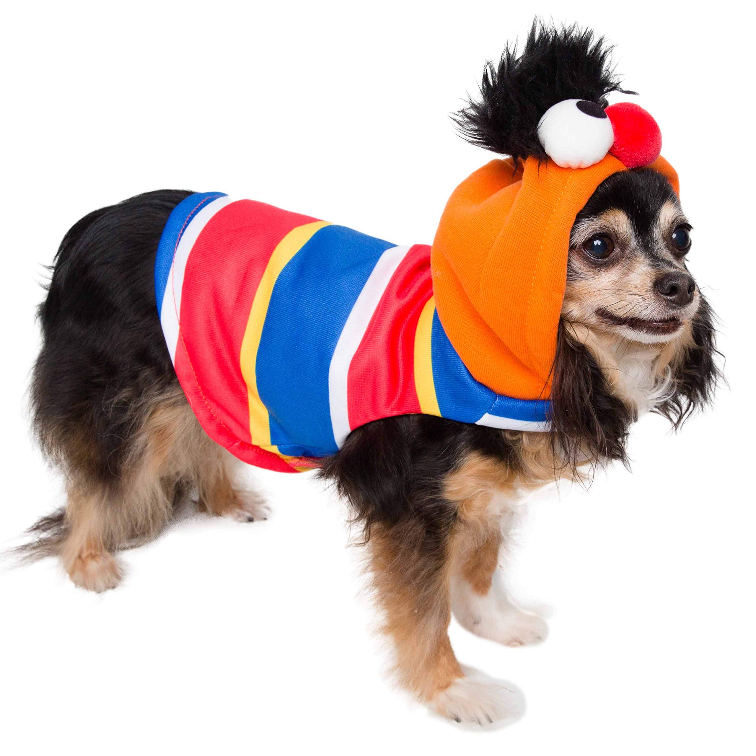 Pet Krewe Ernie Costume - Sesame Street Ernie Dog Costume - Fits Small, Medium, Large and Extra Large Pets - Perfect for Halloween, Christmas Holiday, Parties, Photoshoots, Gifts for Dog Lovers  - Like New