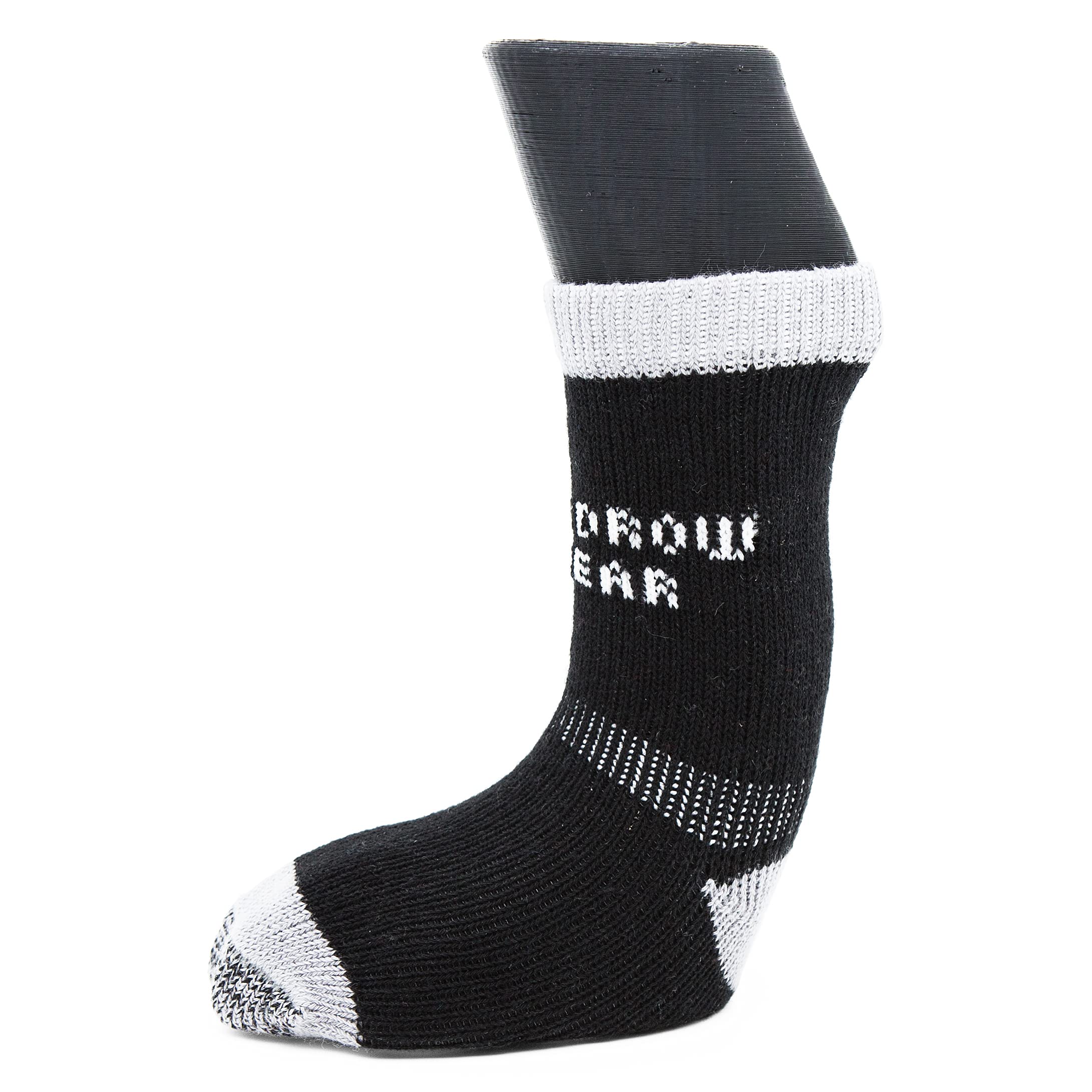 Woodrow Wear, Power Paws Greyhound Edition Advanced Dog Socks, Black Grey