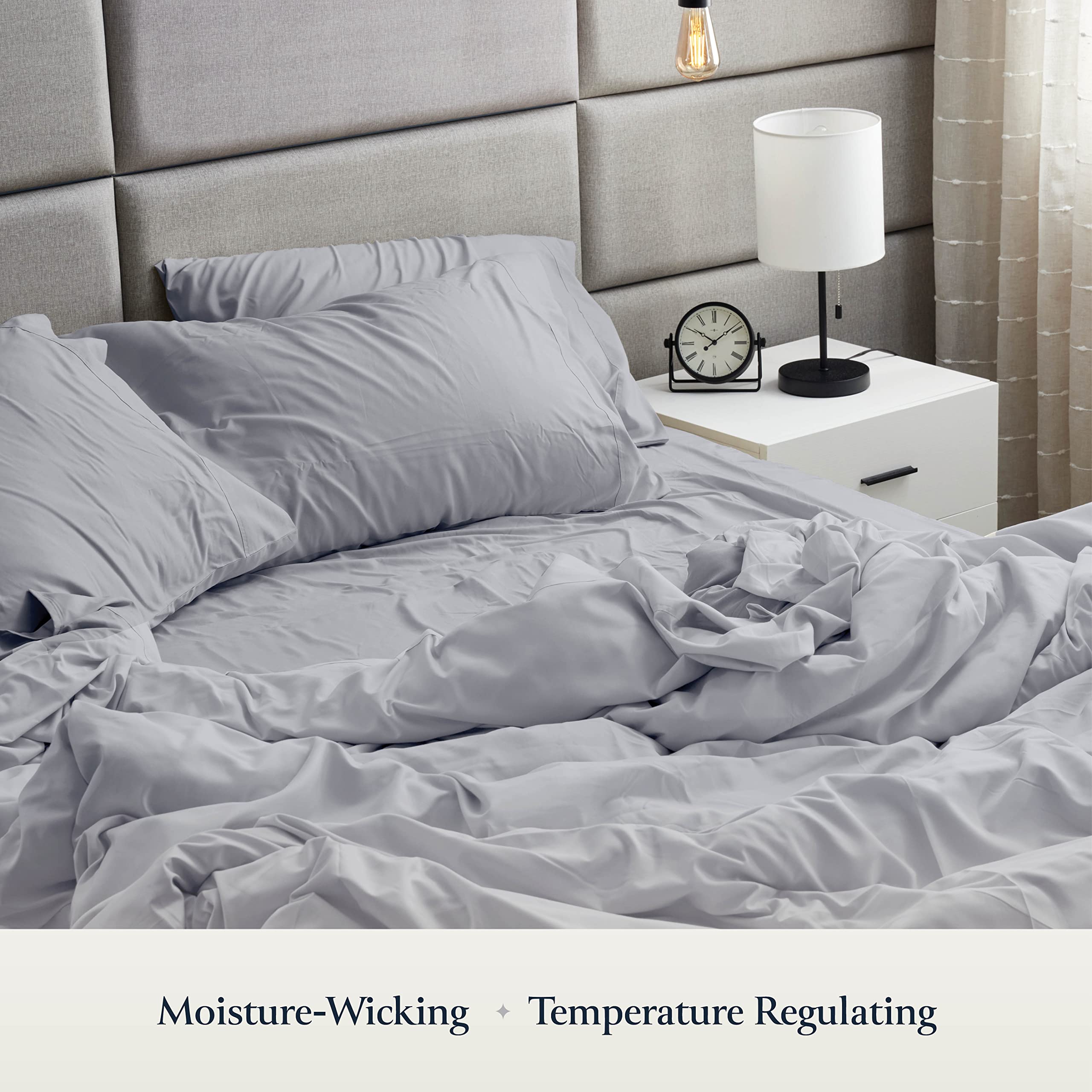 BELADOR Silky Soft King Sheet Set - Luxury 6 Piece Bed Sheets  - Acceptable