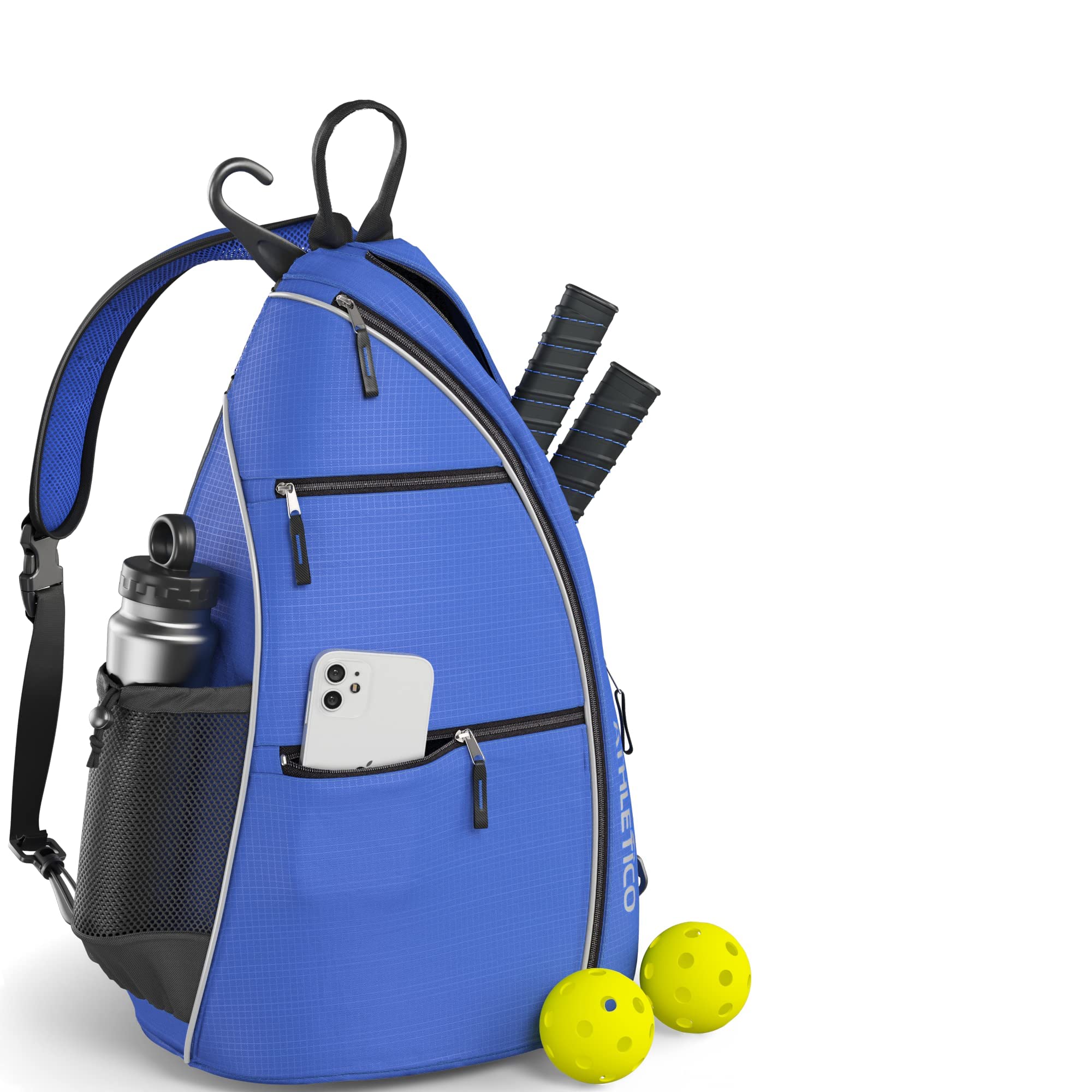 Athletico Sling Bag - Crossbody Backpack for Pickleball, Tennis, Racketball, and Travel for Men and Women  - Good