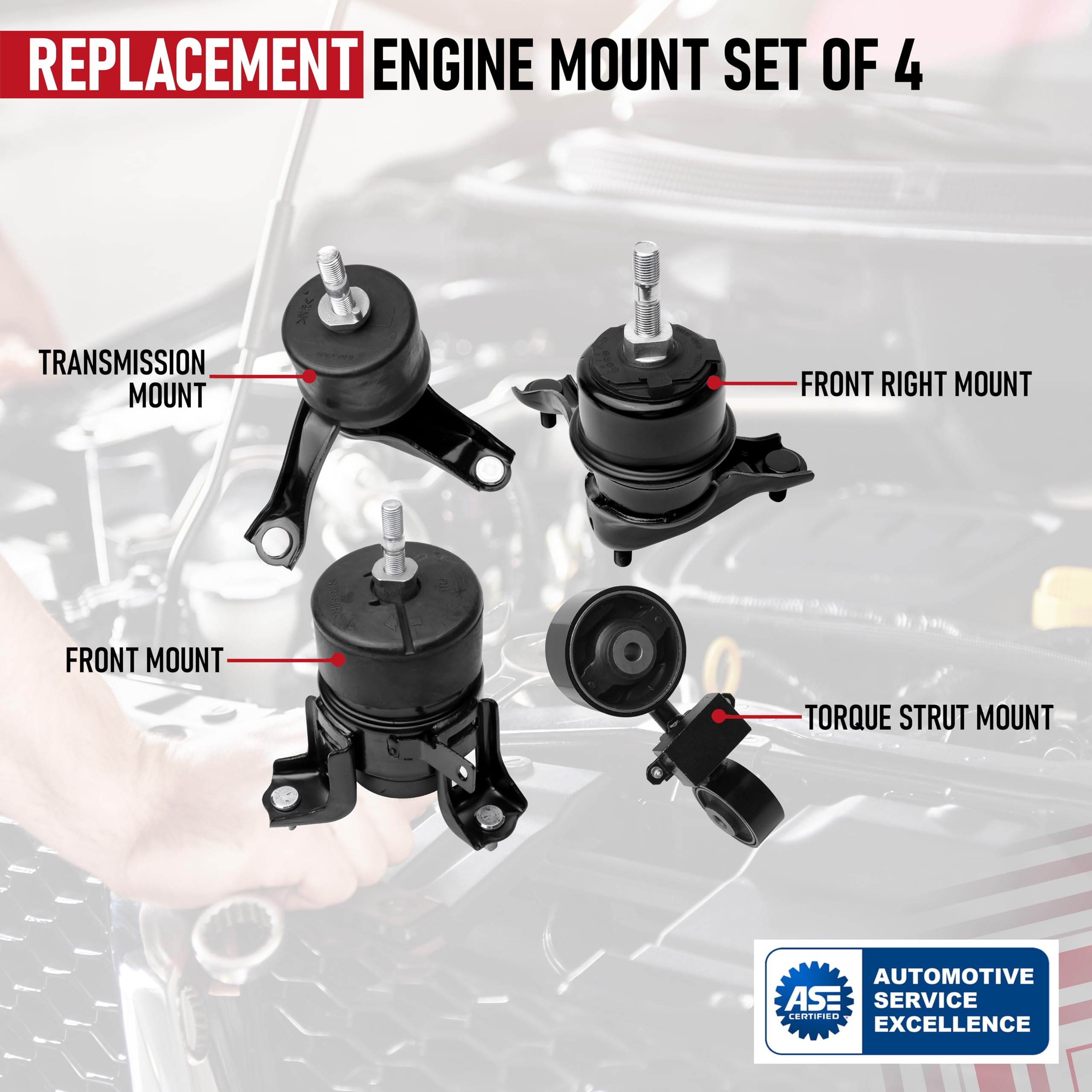 Engine Mount Sets - P  - Very Good