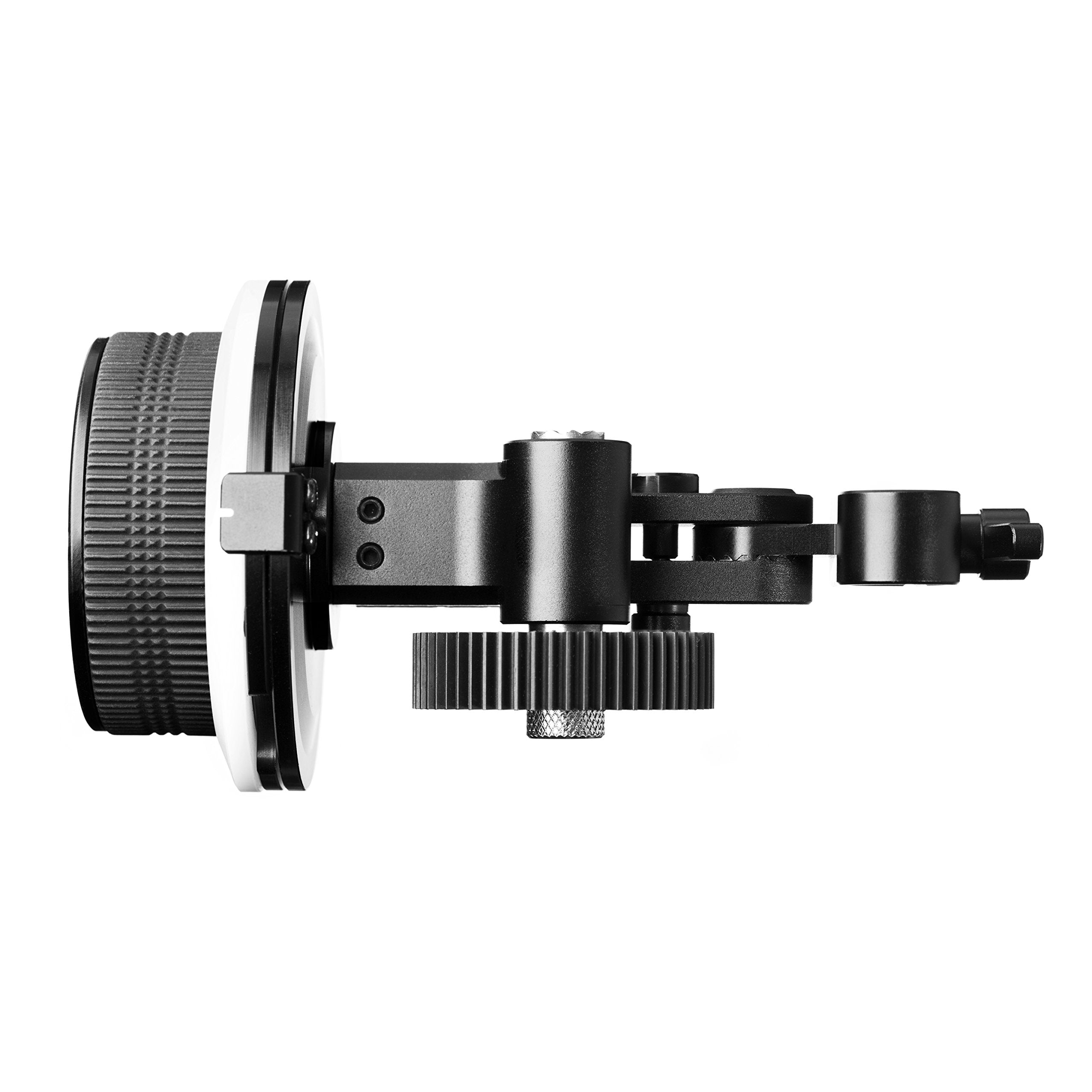 Movo F1X Precision Follow Focus System with 66mm, 77mm and 88mm Adjustable Gear Rings  - Like New