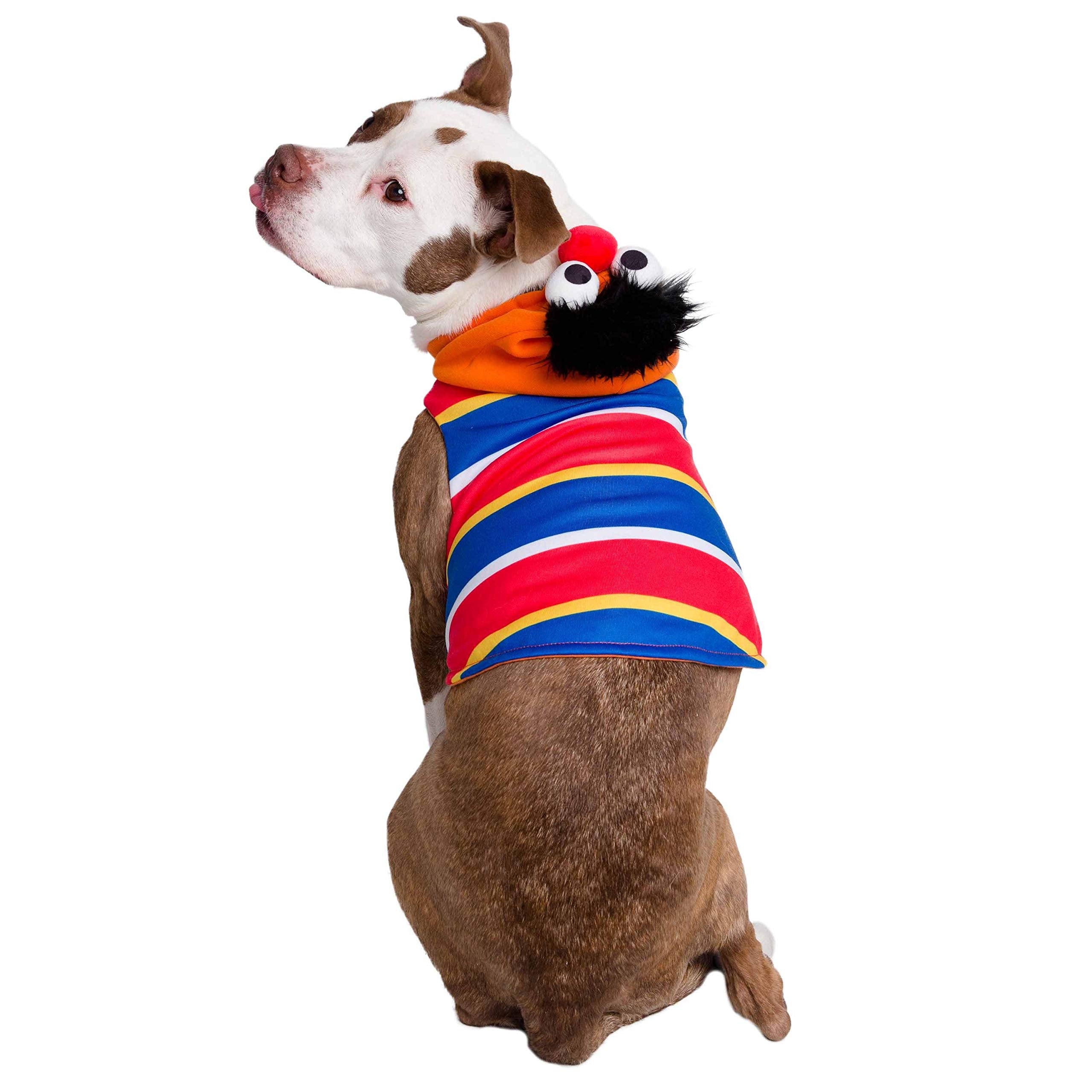 Pet Krewe Ernie Costume - Sesame Street Ernie Dog Costume - Fits Small, Medium, Large and Extra Large Pets - Perfect for Halloween, Christmas Holiday, Parties, Photoshoots, Gifts for Dog Lovers  - Like New