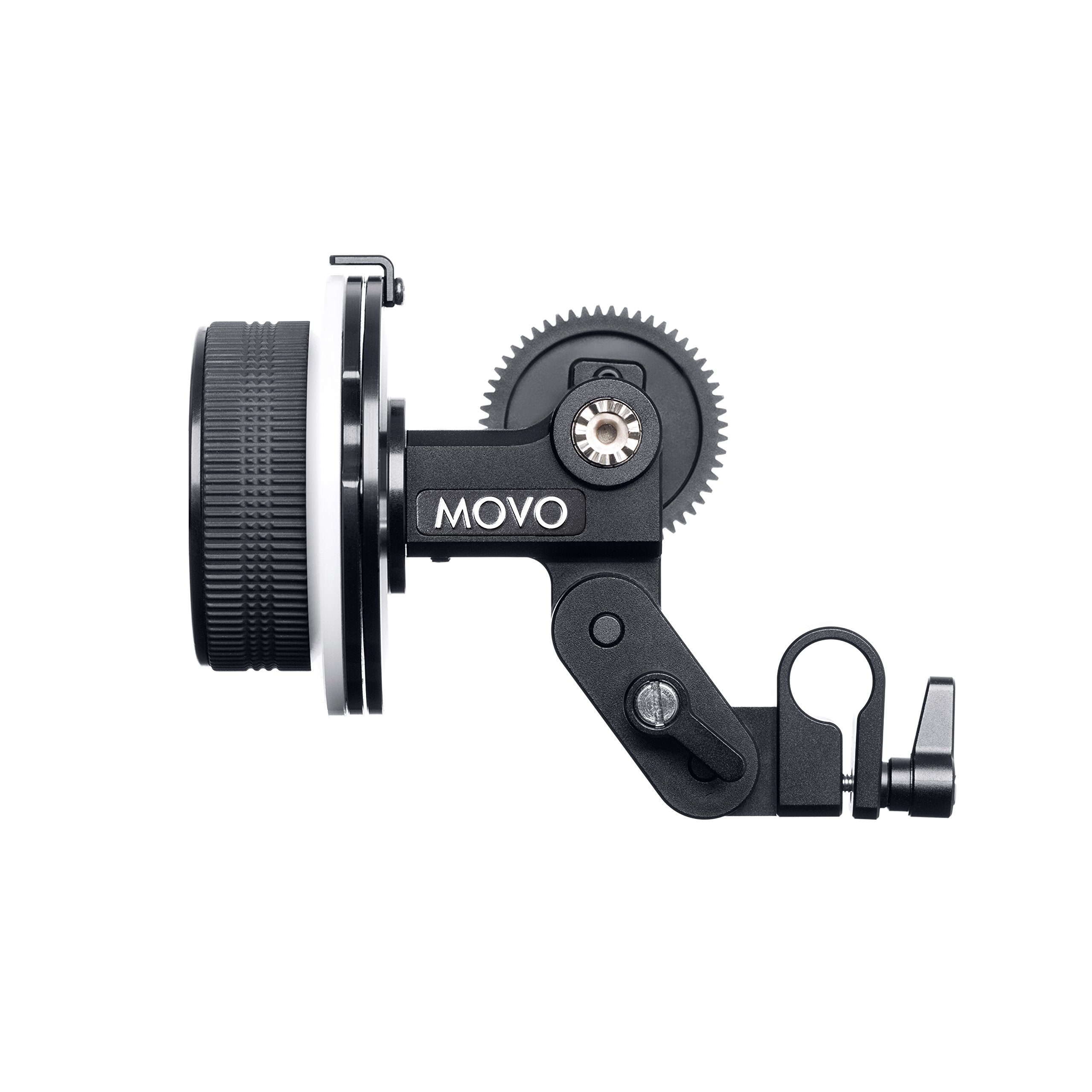 Movo F1X Precision Follow Focus System with 66mm, 77mm and 88mm Adjustable Gear Rings  - Like New