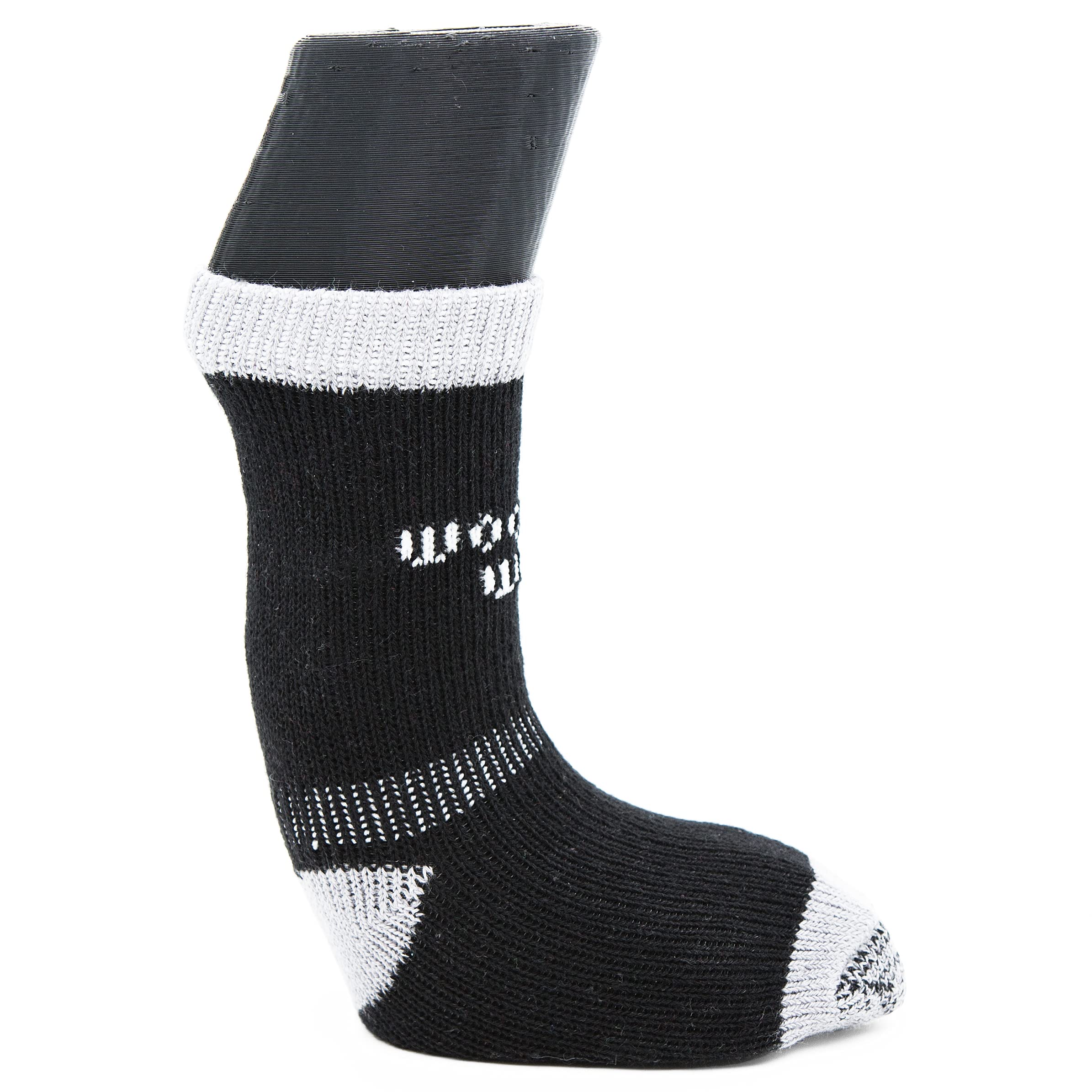 Woodrow Wear, Power Paws Greyhound Edition Advanced Dog Socks, Black Grey