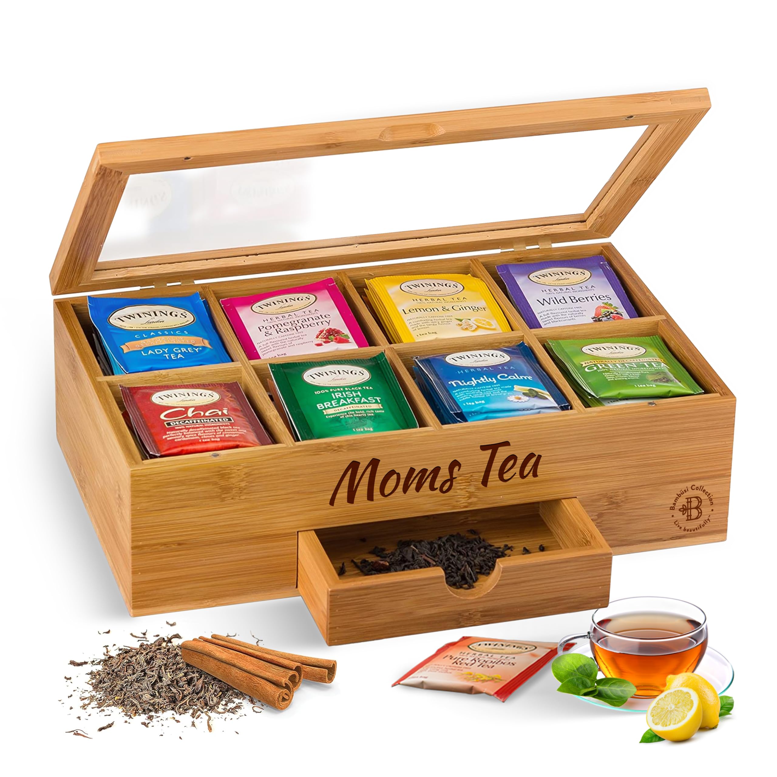 tea storage box  - Like New