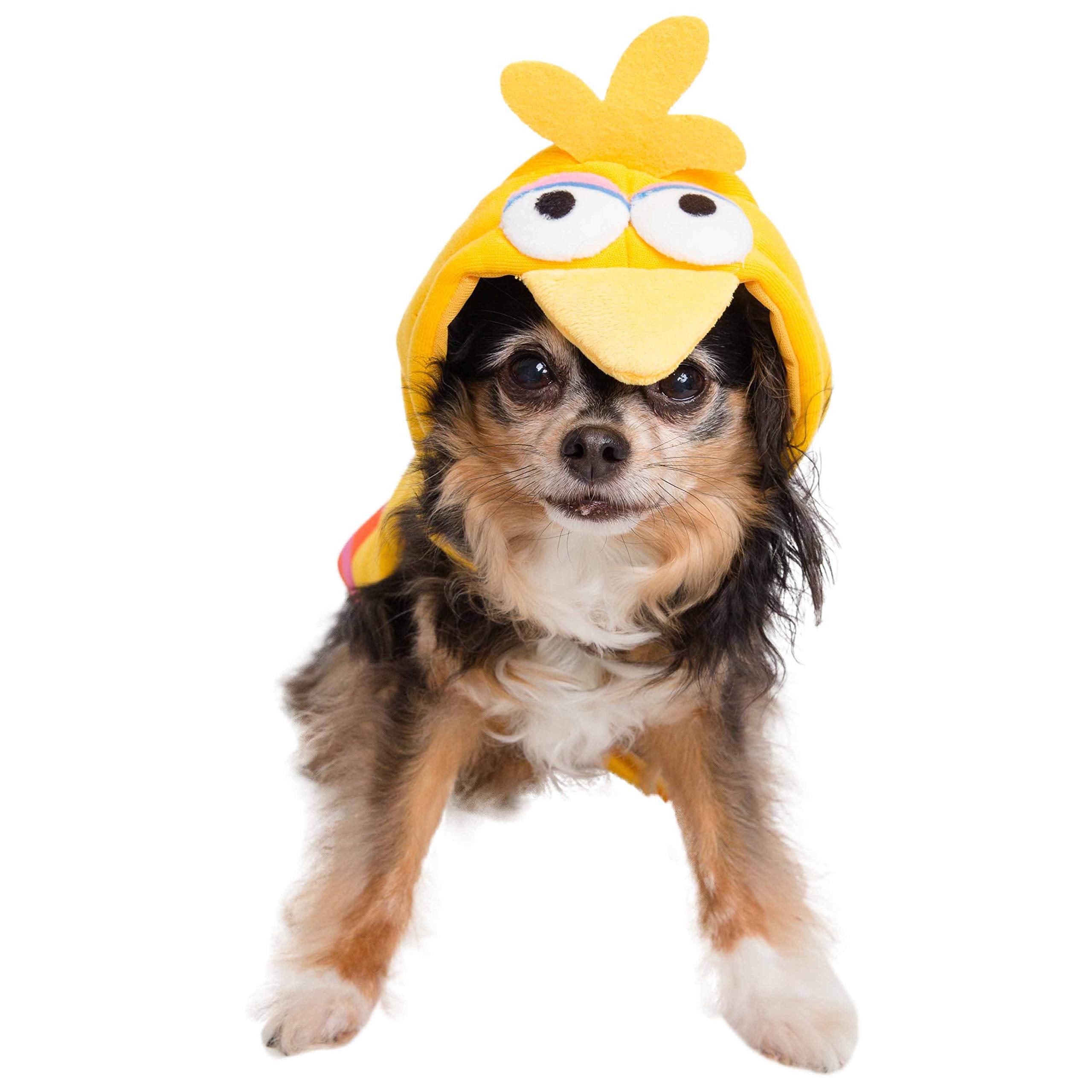 Pet Krewe Sesame Street Big Bird Hoodie Dog Costume Fits Dogs Size Small, Medium, Large or Extra Large - Perfect for Christmas Holiday, Halloween, Parties, Photoshoots, Gifts for Dog Lovers  - Like New