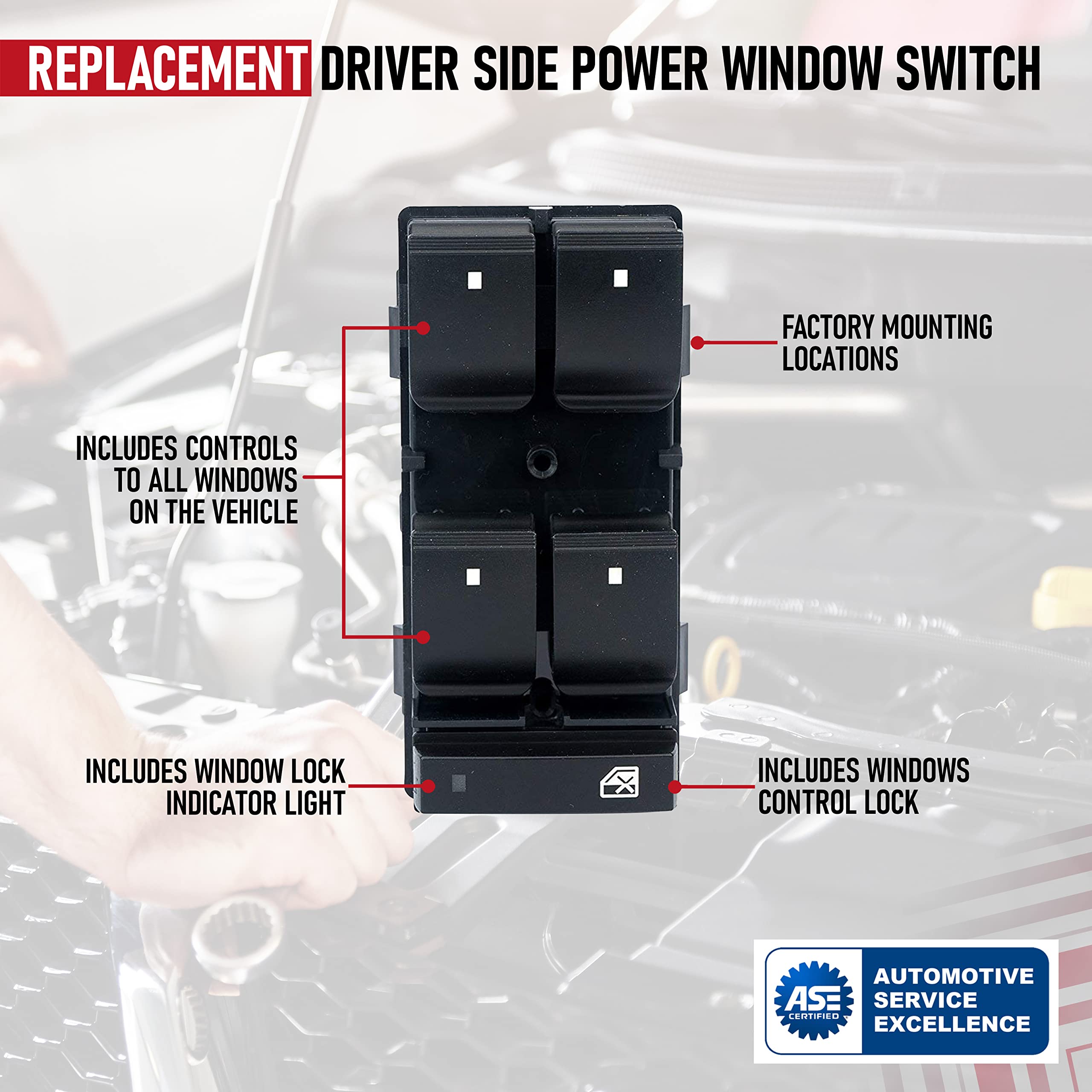 GM Window Switch - P  - Like New