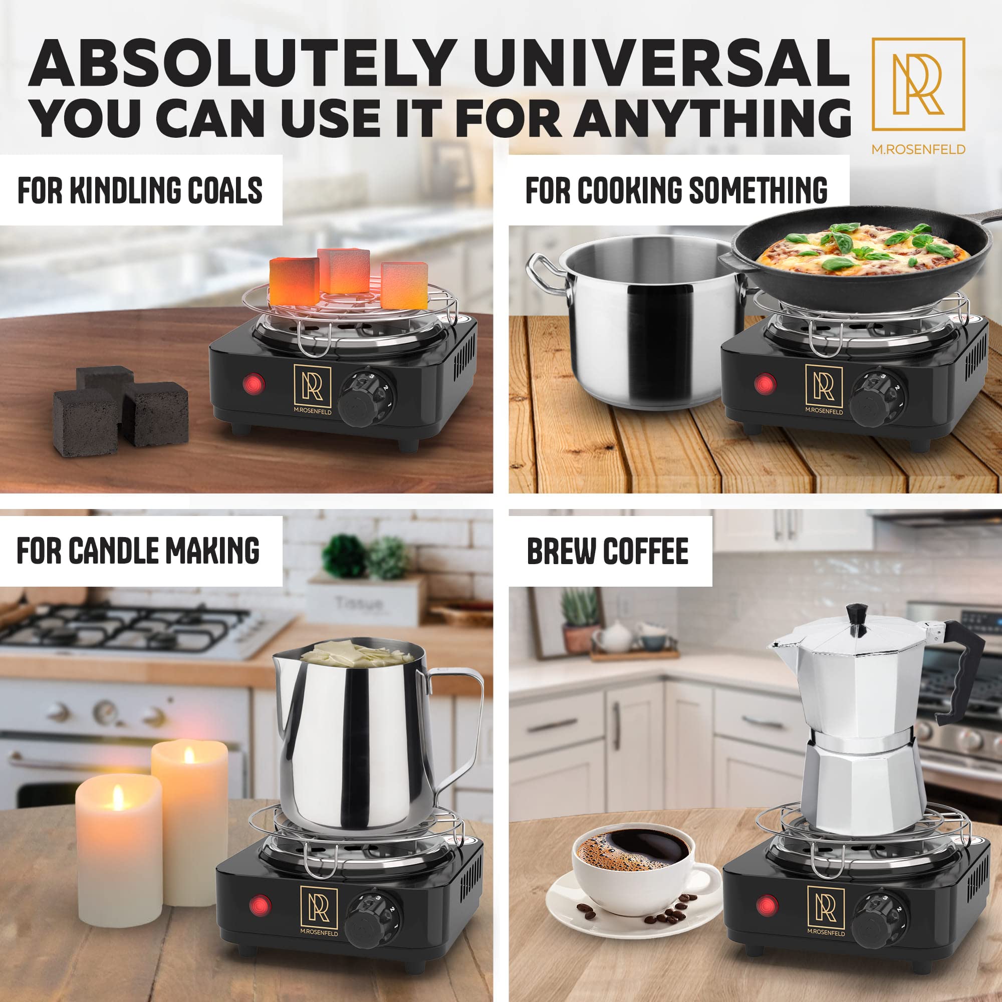 Charcoal Burner Black Heat  - Acceptable