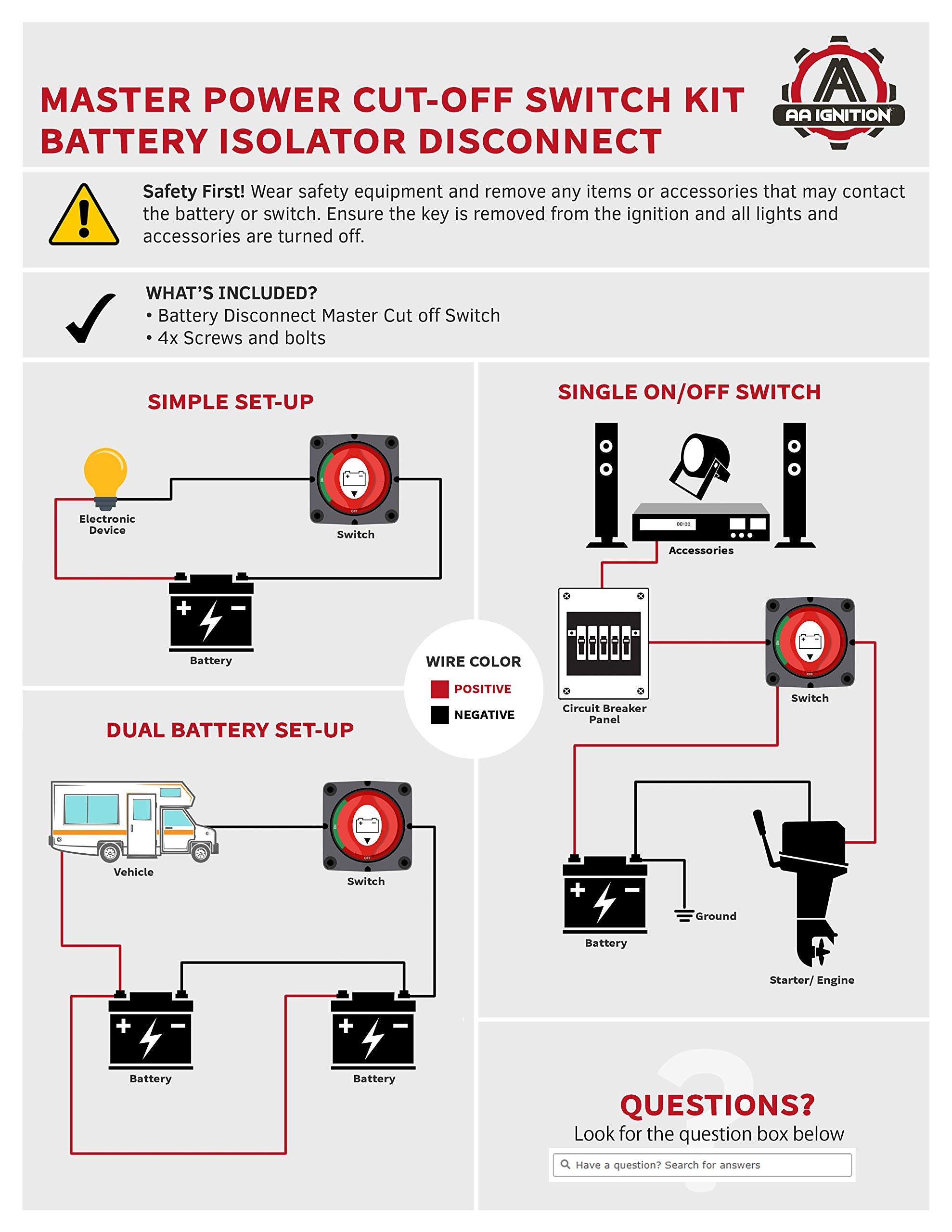 Battery Switches - P  - Like New