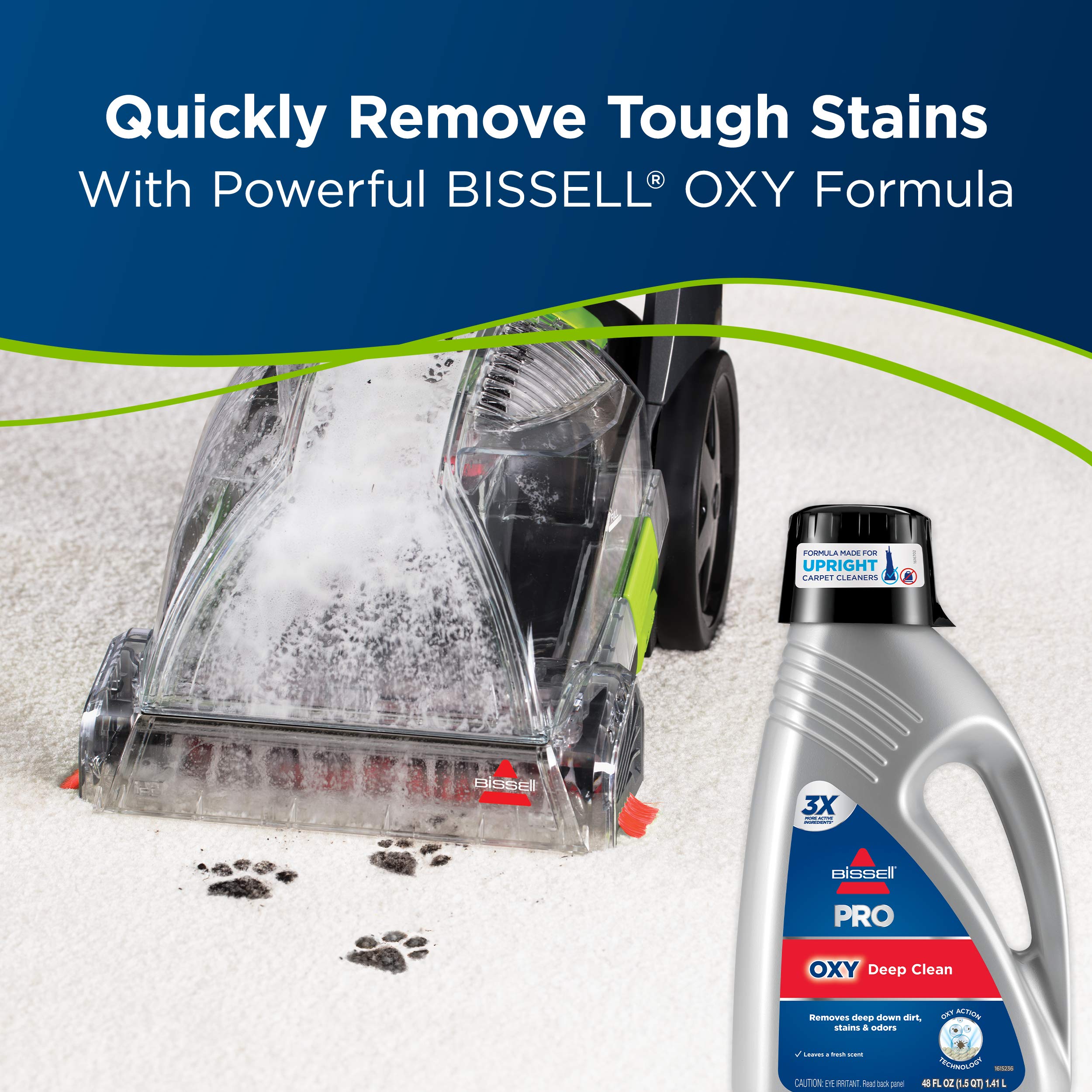 Bissell Turboclean Powerbrush Pet Upright Carpet Cleaner Machine and Carpet Shampooer  - Acceptable