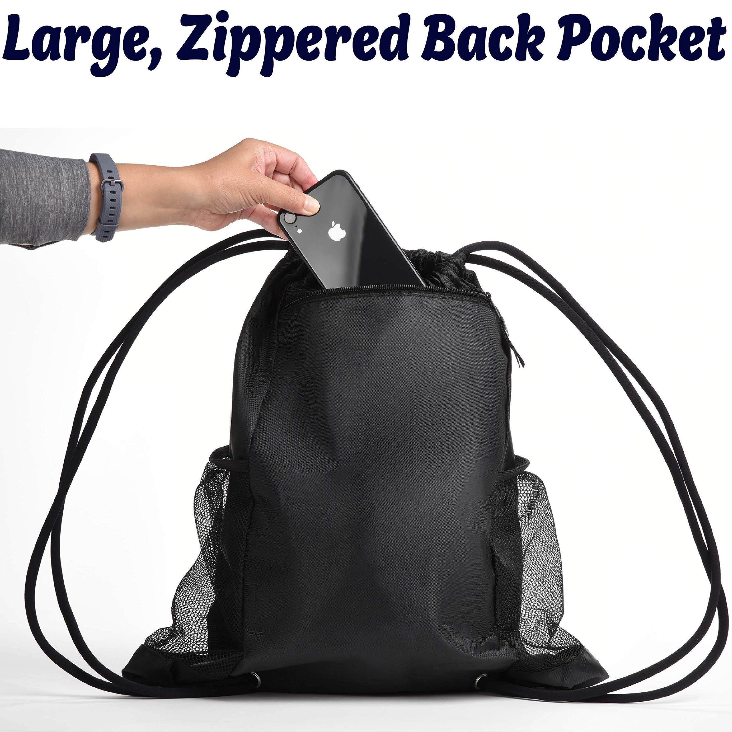 Athletico Drawstring Soccer Bag - Soccer Backpack For Boys or Girls Can Also Carry Basketball or Volleyball  - Like New