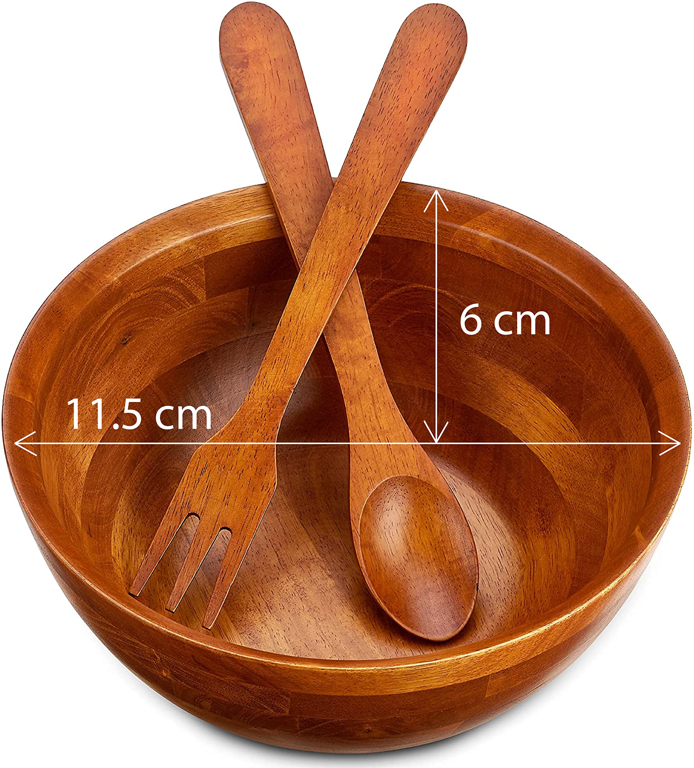 HOLDN’ STORAGE Wooden Salad Bowls  - Like New