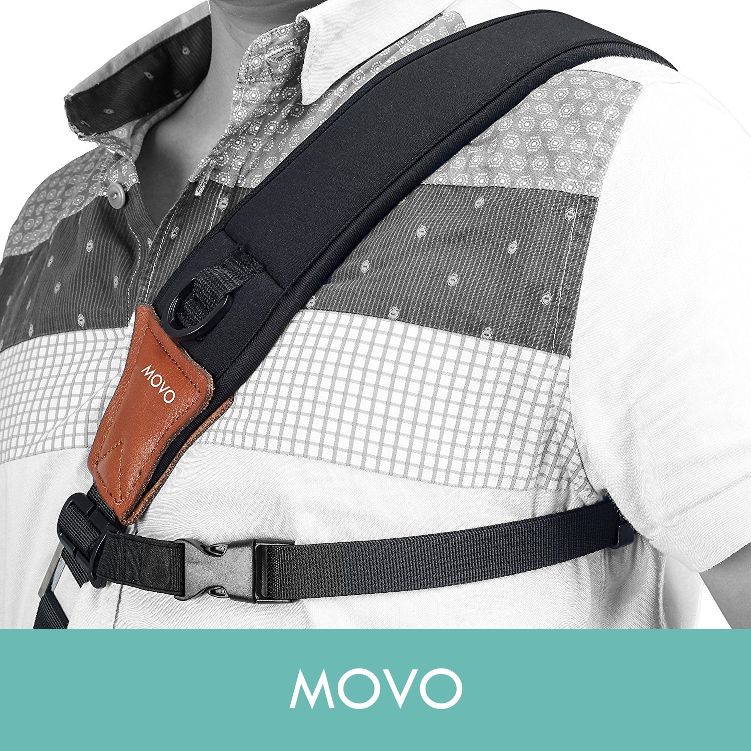 Movo Rapid Action Over-The-Shoulder Camera Sling Strap with Quick Release Clip  - Very Good