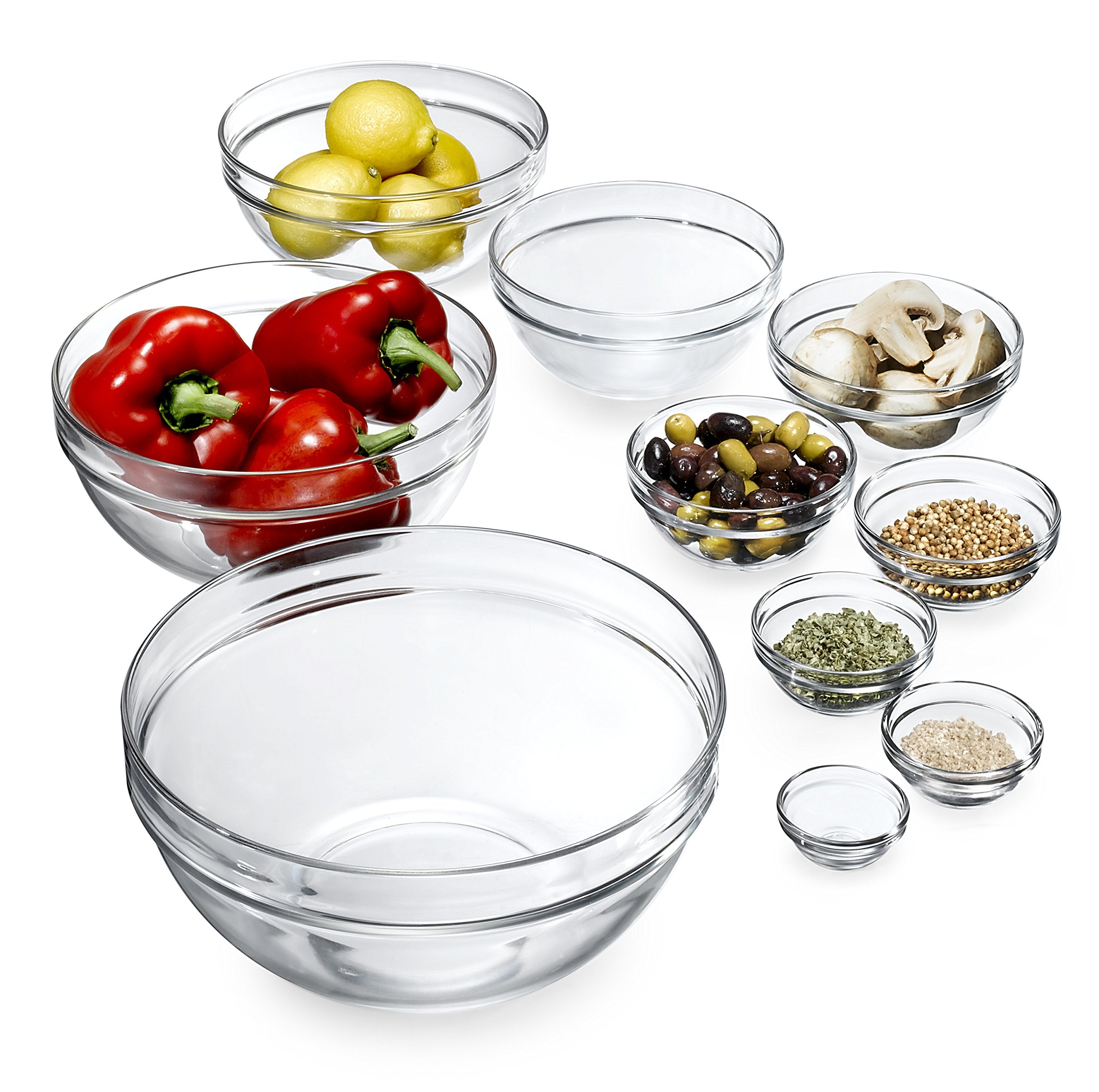 Luminarc Stackable Bowl Set  - Like New