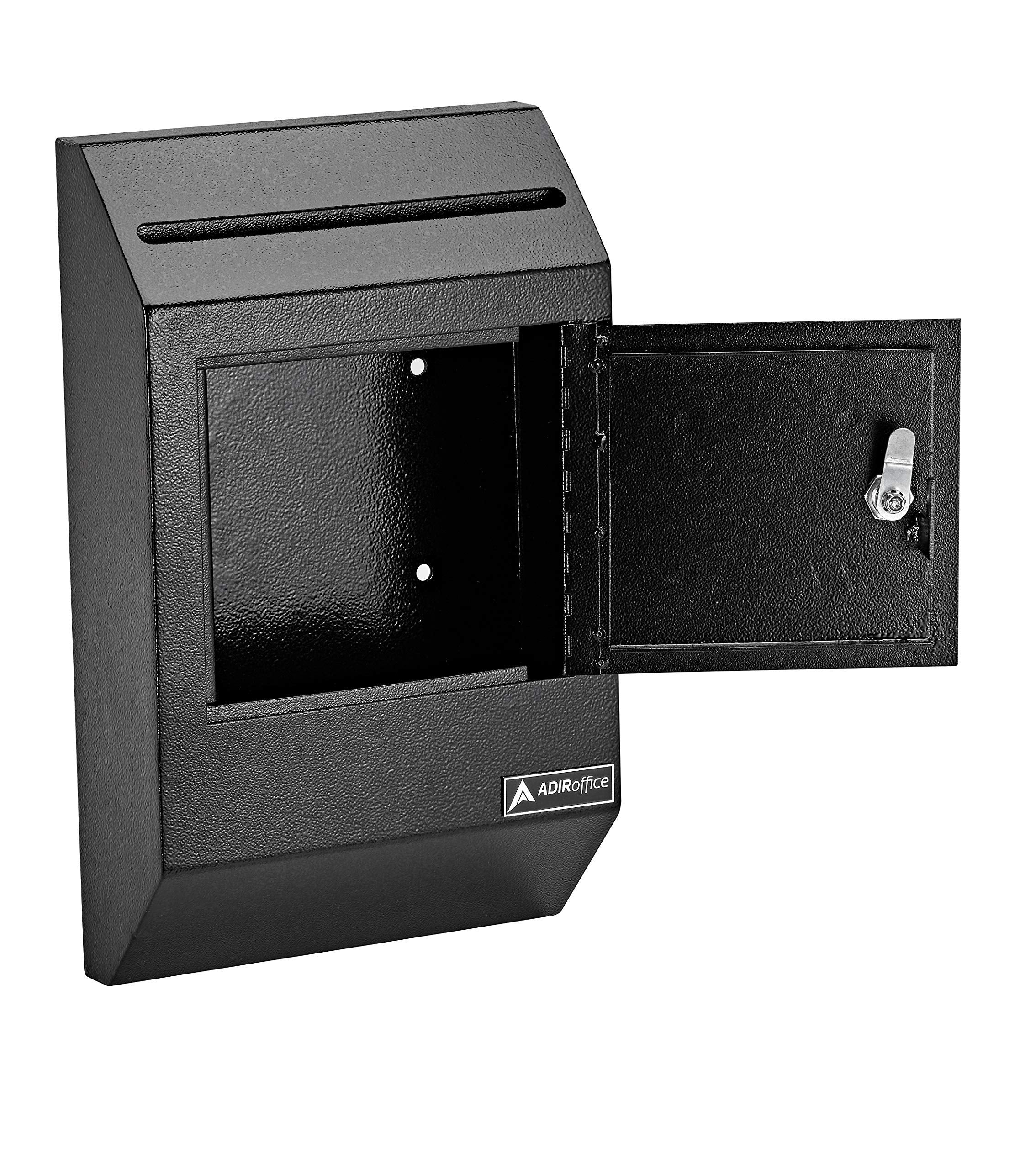 AdirOffice Drop Box - Heavy Duty Secured Storage with Lock - for Commercial Home Office or Business Use - Variation  - Very Good