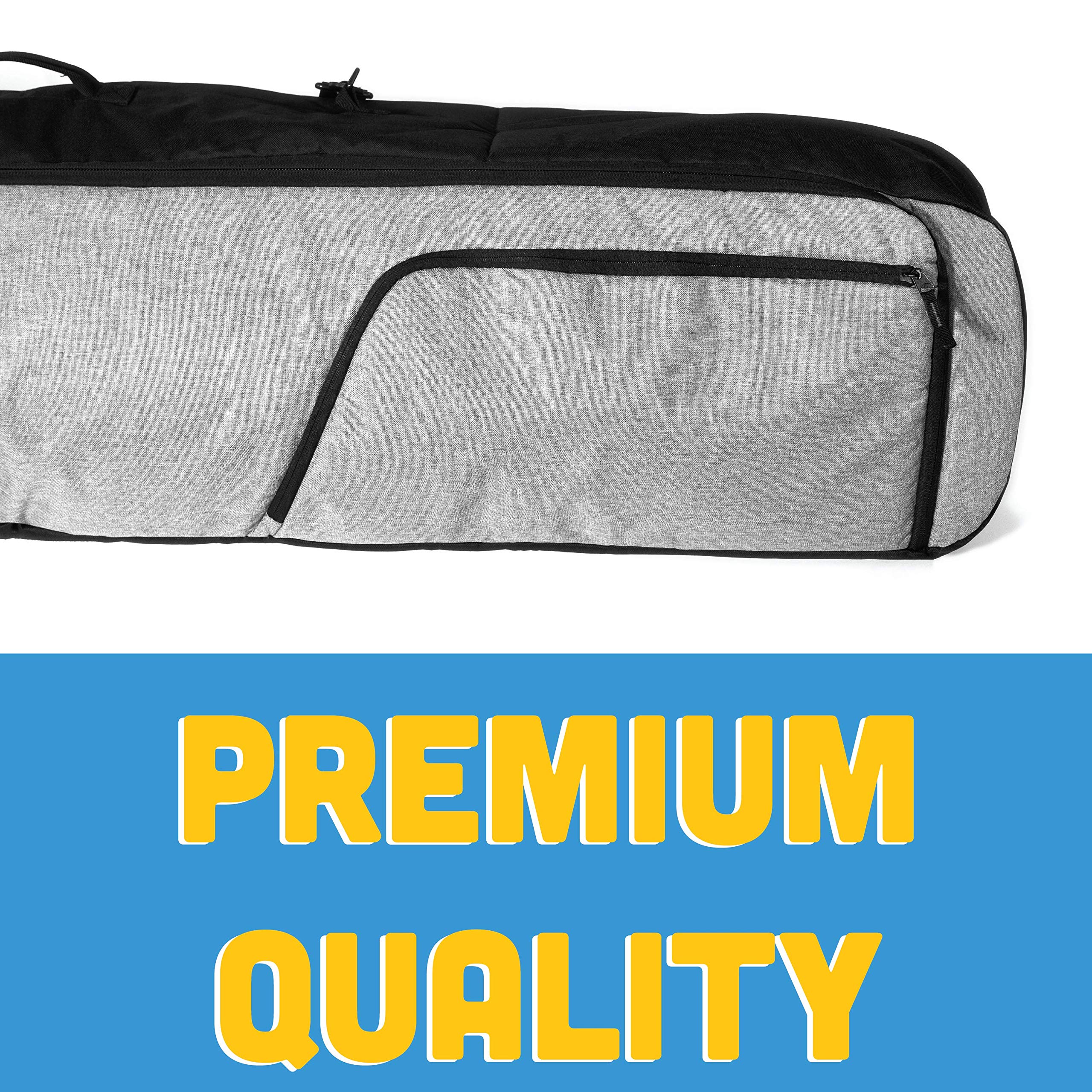 Athletico Peak Padded Snowboard Bag - Travel Bag for Single Snowboard and Snowboard Boots  - Good