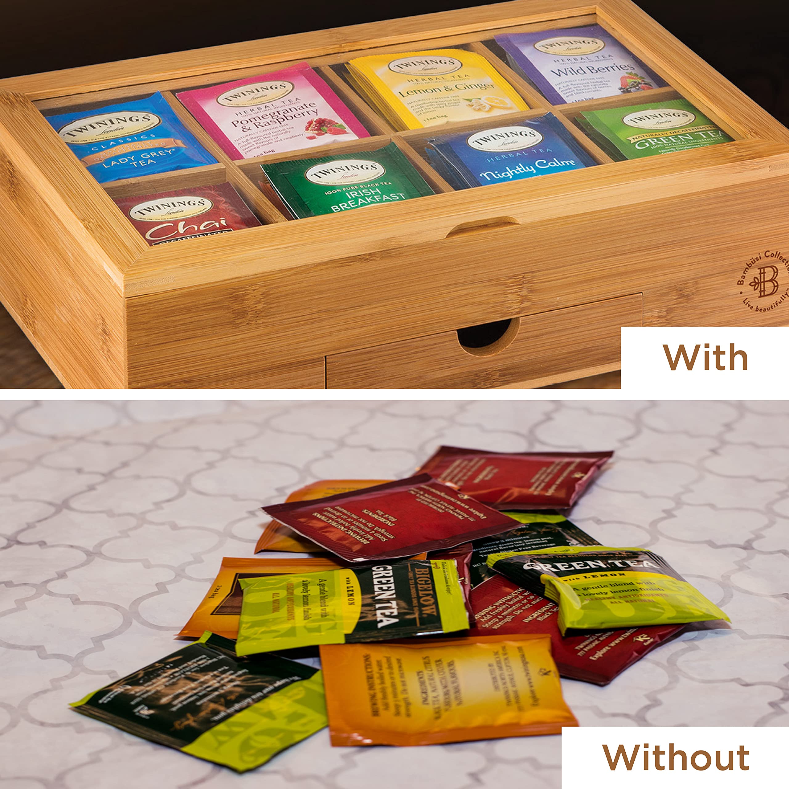 tea storage box  - Like New