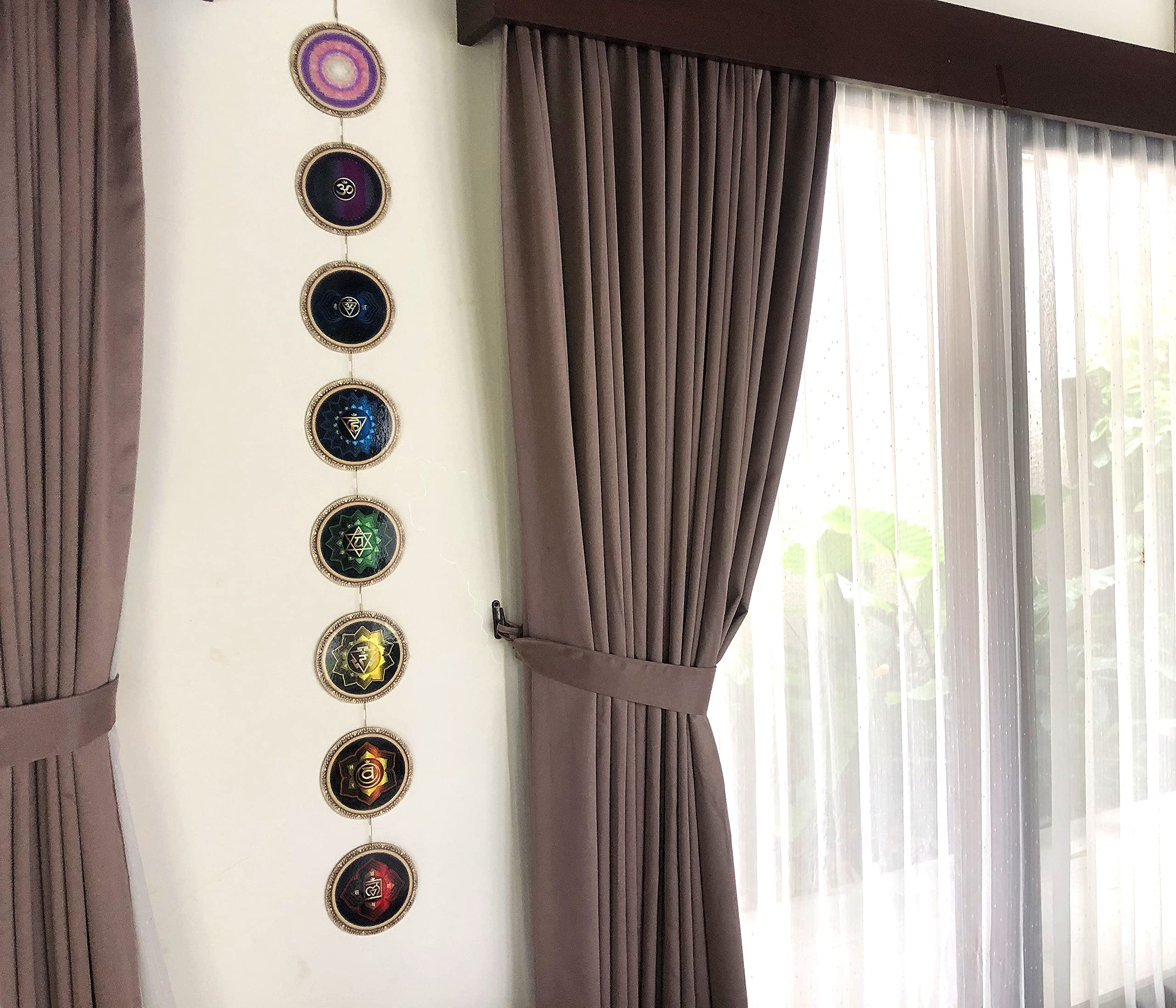 ZenVizion 13.5" Sacred Geometry Soul Reminders Wall Art Home Decor Hanging  - Like New