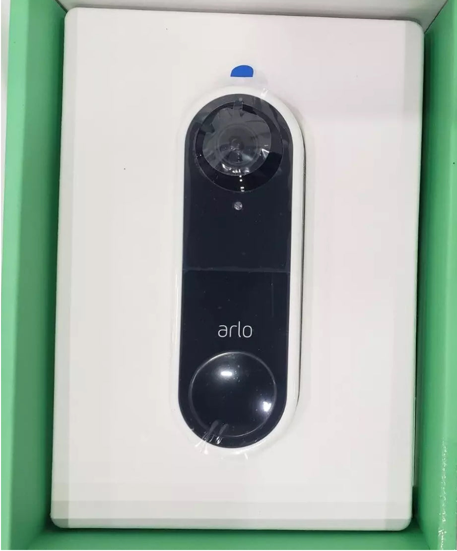 Arlo AVD1001W100NAS Wired Video Doorbell - Black