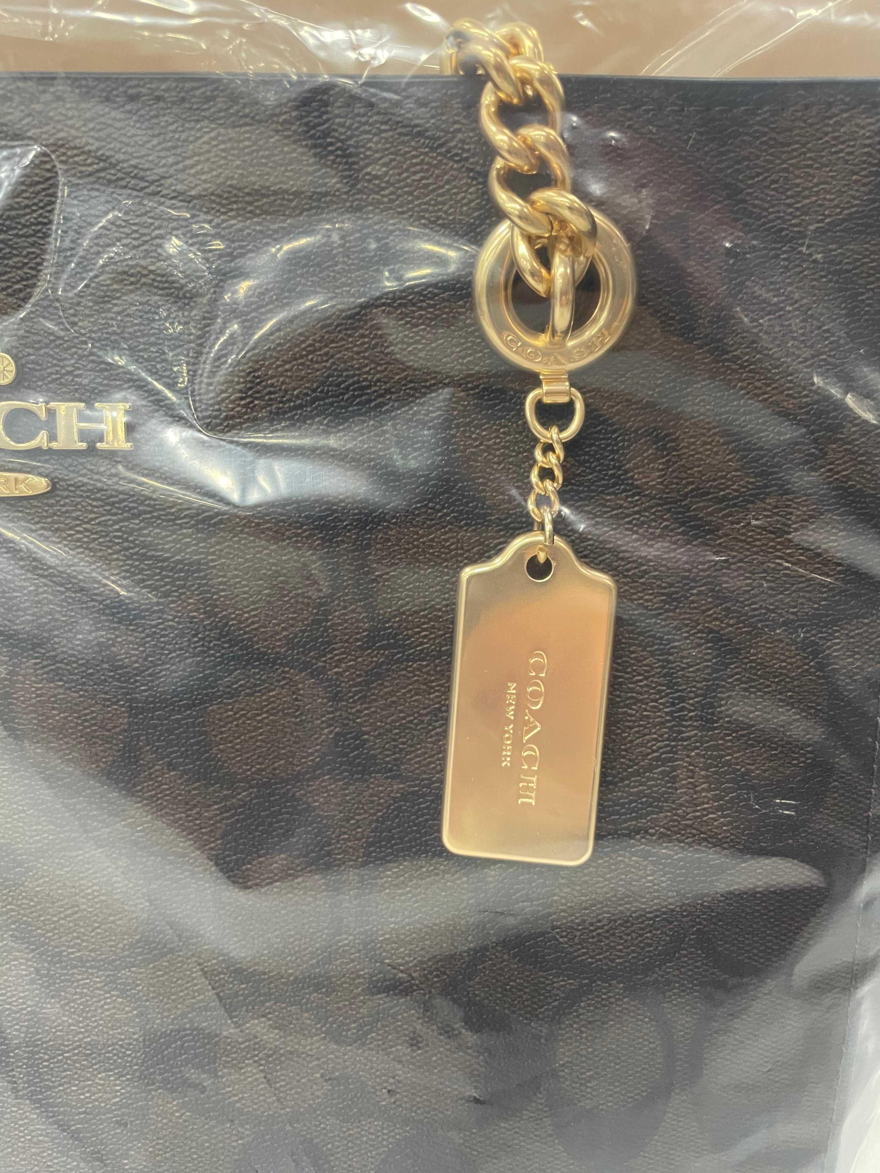 Coach Cammie Chain Tore Brown Bag(New)