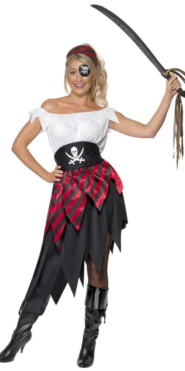 Smiffys Pirate Wench Costume, Medium