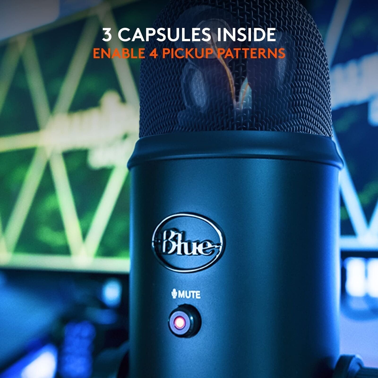 Blue Yeti USB Microphone - Blackout Edition