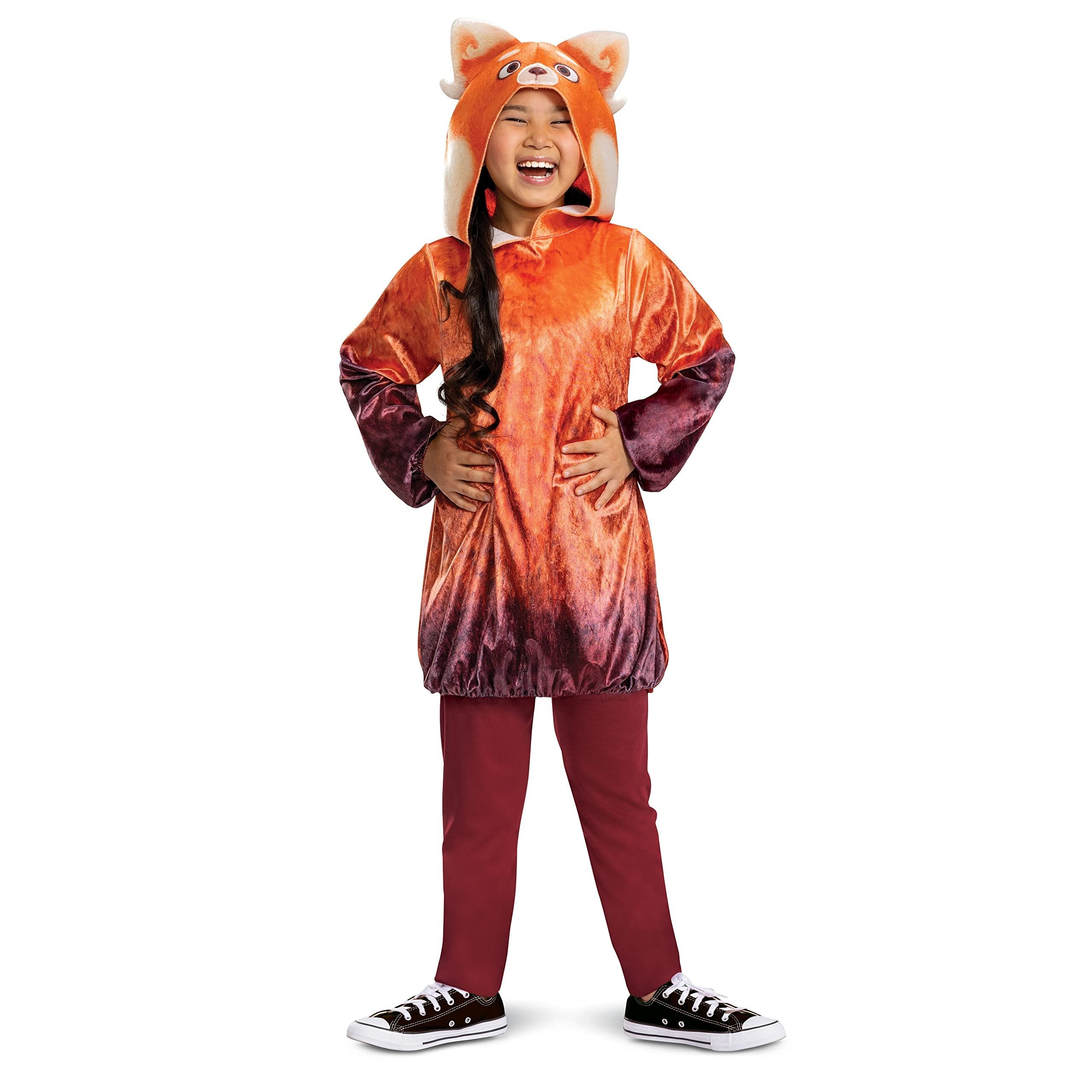 Mei Panda Costume for Kids, Official Disney Turning Red Costume, Child Size Extra Small (3T-4T)