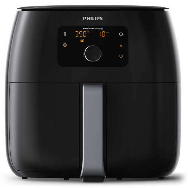 Philips HD9650/96 Digital Twin TurboStar Airfryer - Black