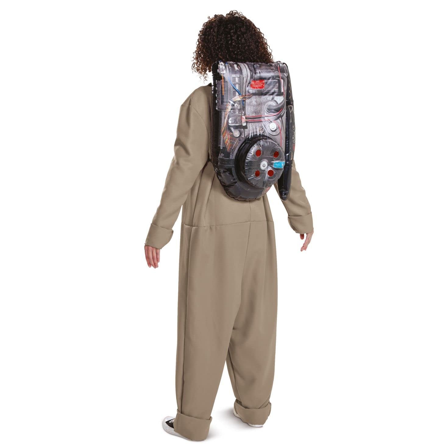 Disguise Adults, Official Ghostbusters Afterlife Movie Costume Jumpsuit with Inflatable Proton Pack, Multicolored, Medium (38-40)