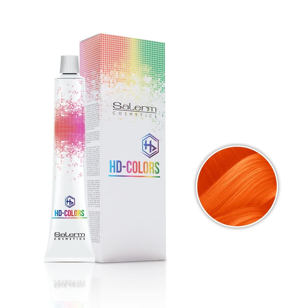 Salerm Cosmetics HD Colors Fantasy Semi Permanent Cream Hair Color 153ml / 5.4oz (Orange)