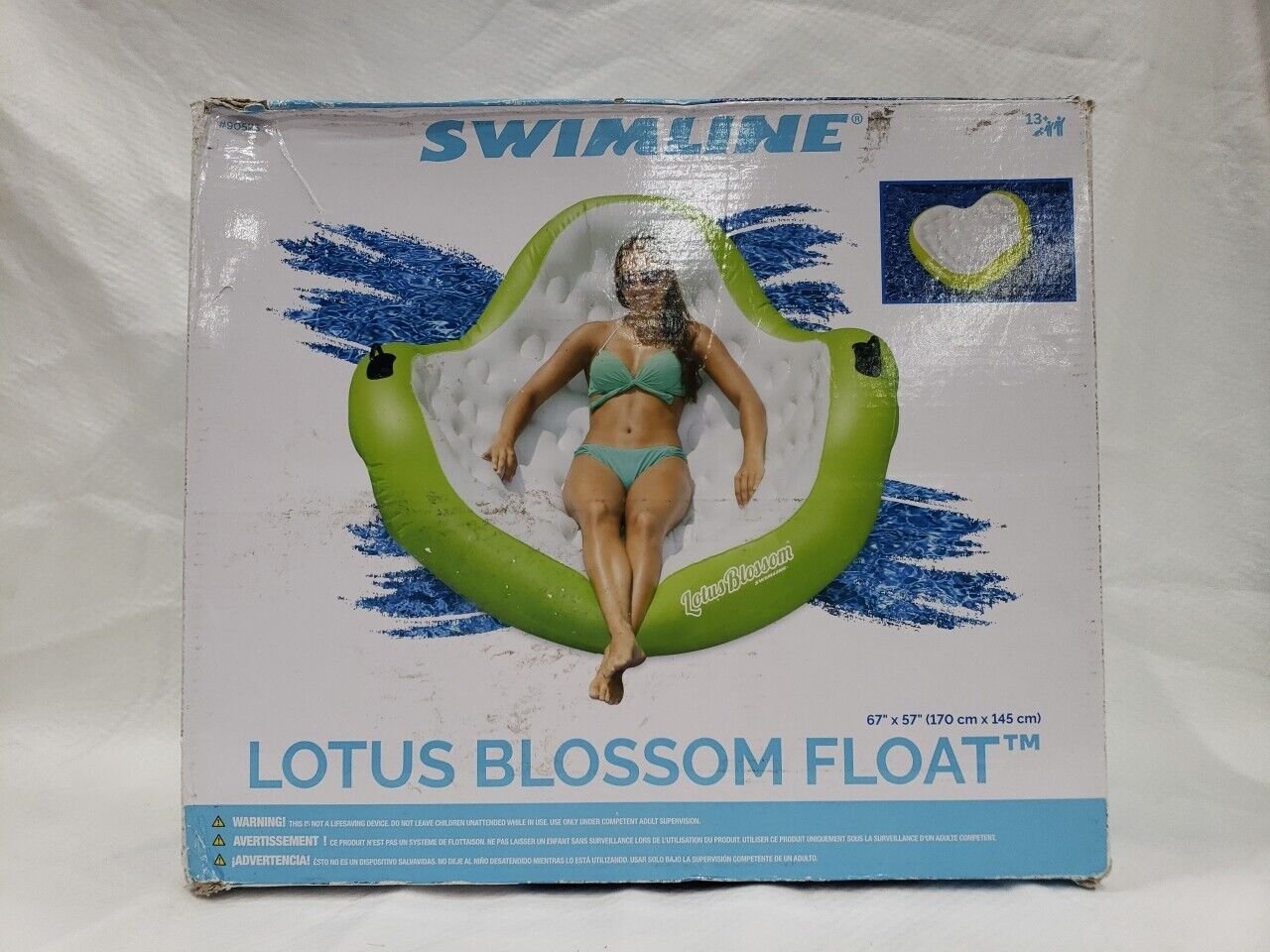 Swimline Lotus Blossom Double Comfort Lounge