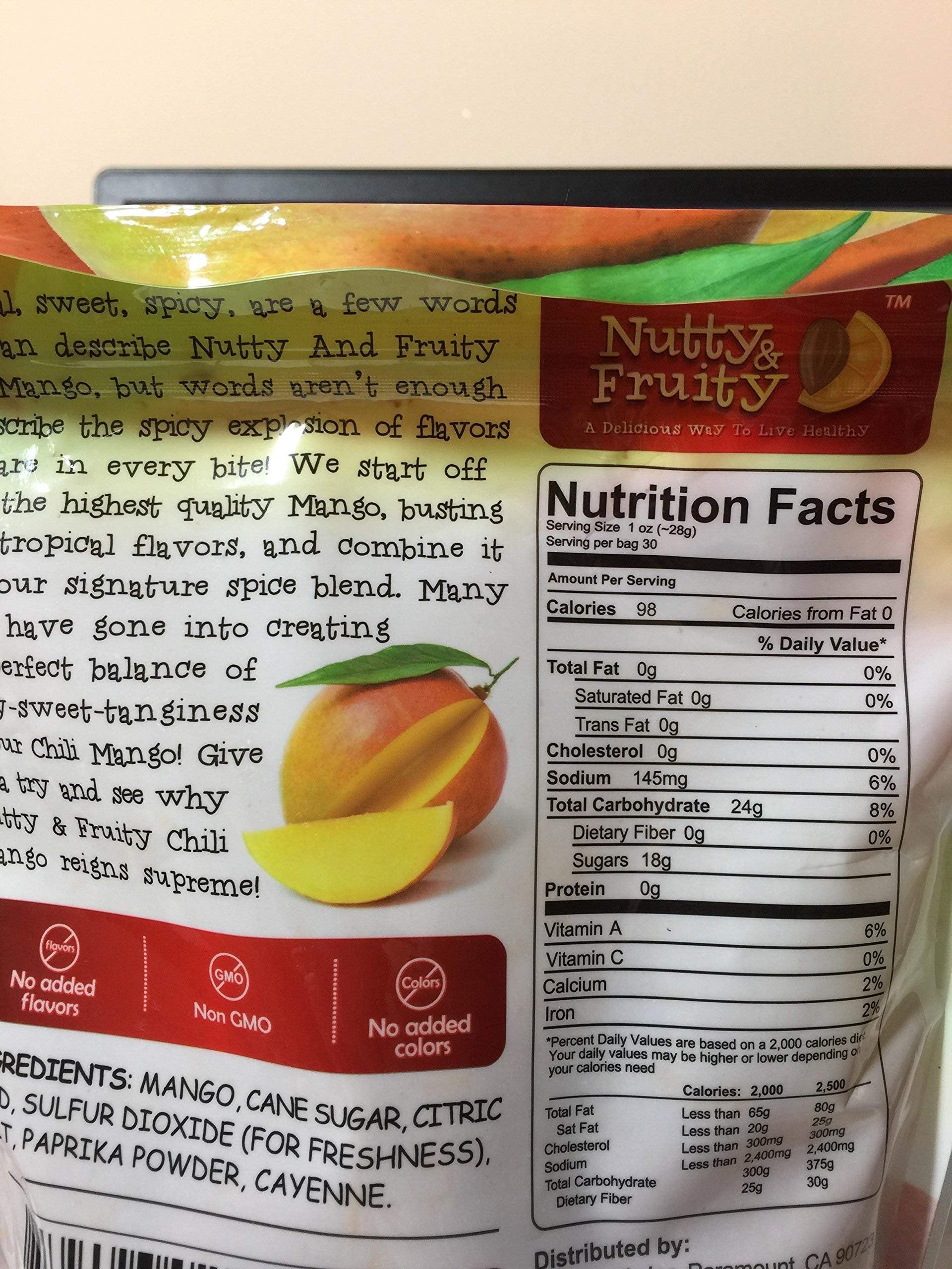 Nutty & fruity chili mango gourmet dried fruit 30 oz. (850g), Set of 3