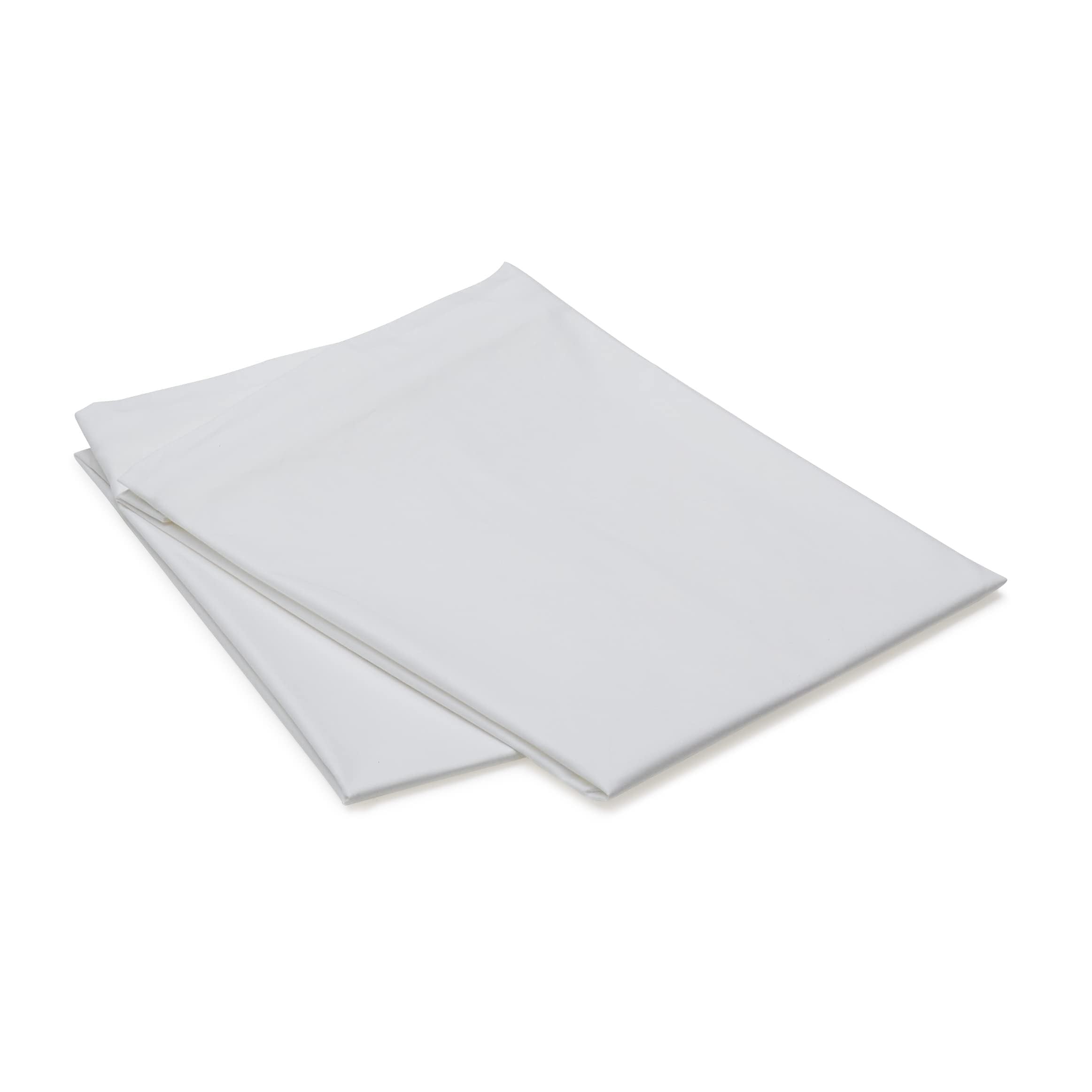 Amazon Basics Down Alternative Bed Pillows and Pillow Protector Case 2-Piece Set, 26 in x 20 in, Soft Density, Standard - Pack of 2, White