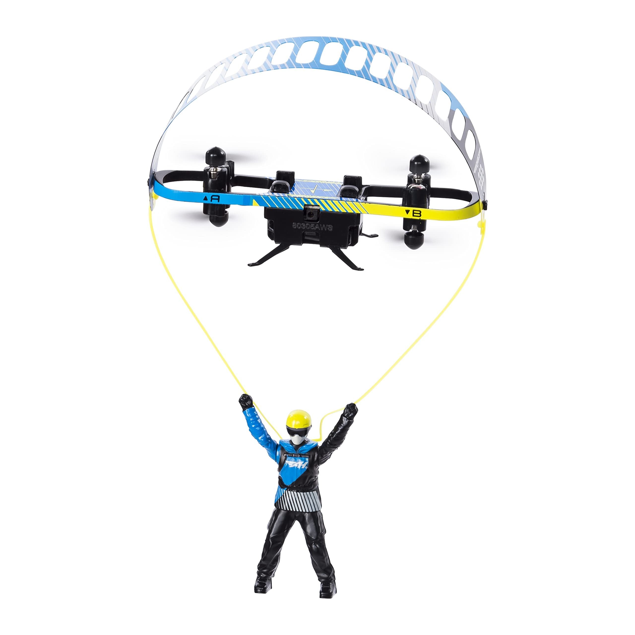 Air Hogs 2-in-1 Extreme Air Board, Transforms from RC Stunt Board to Paraglider, for Ages 8 and Up