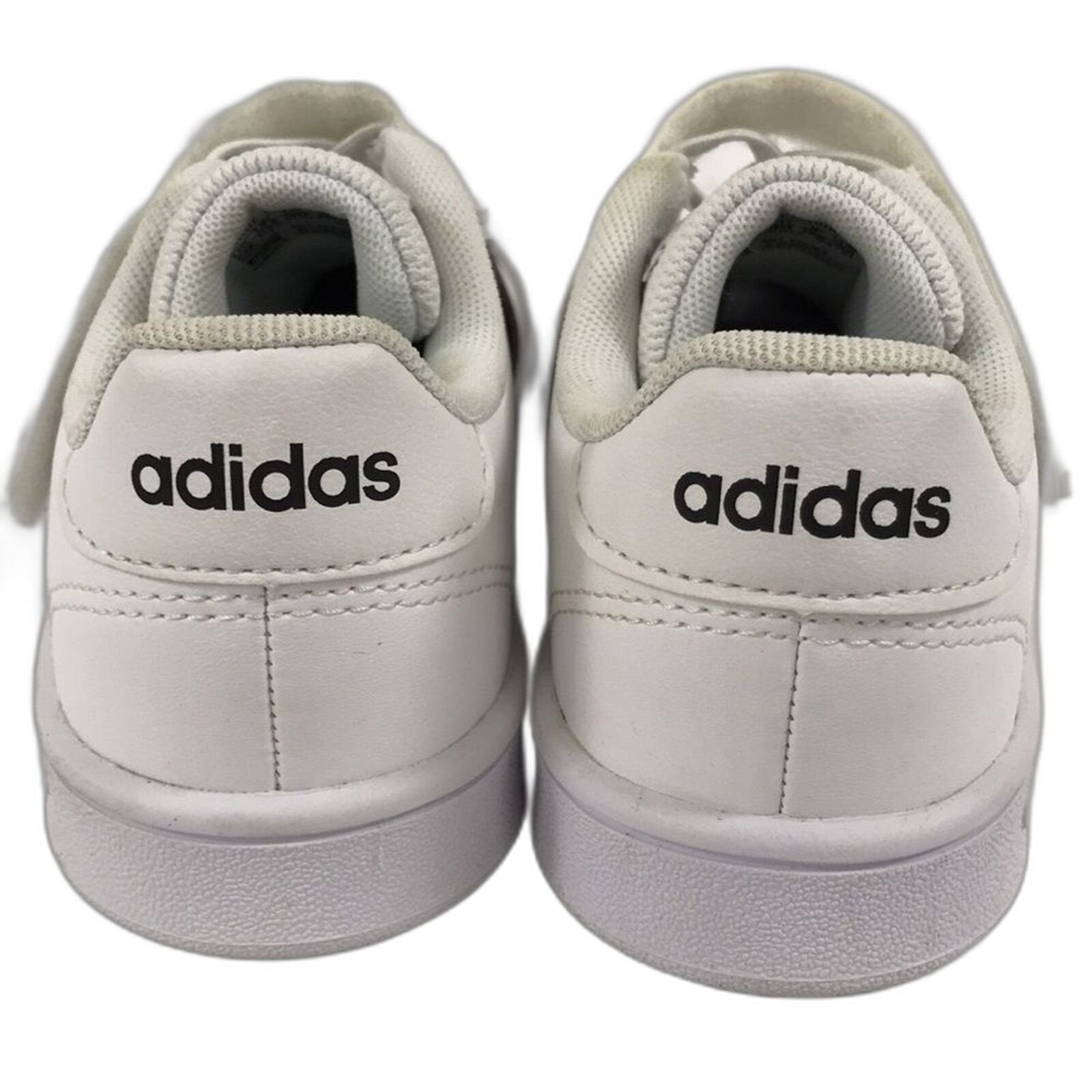 adidas unisex child Grand Court Kids Sneaker White Black White 12 US Kids