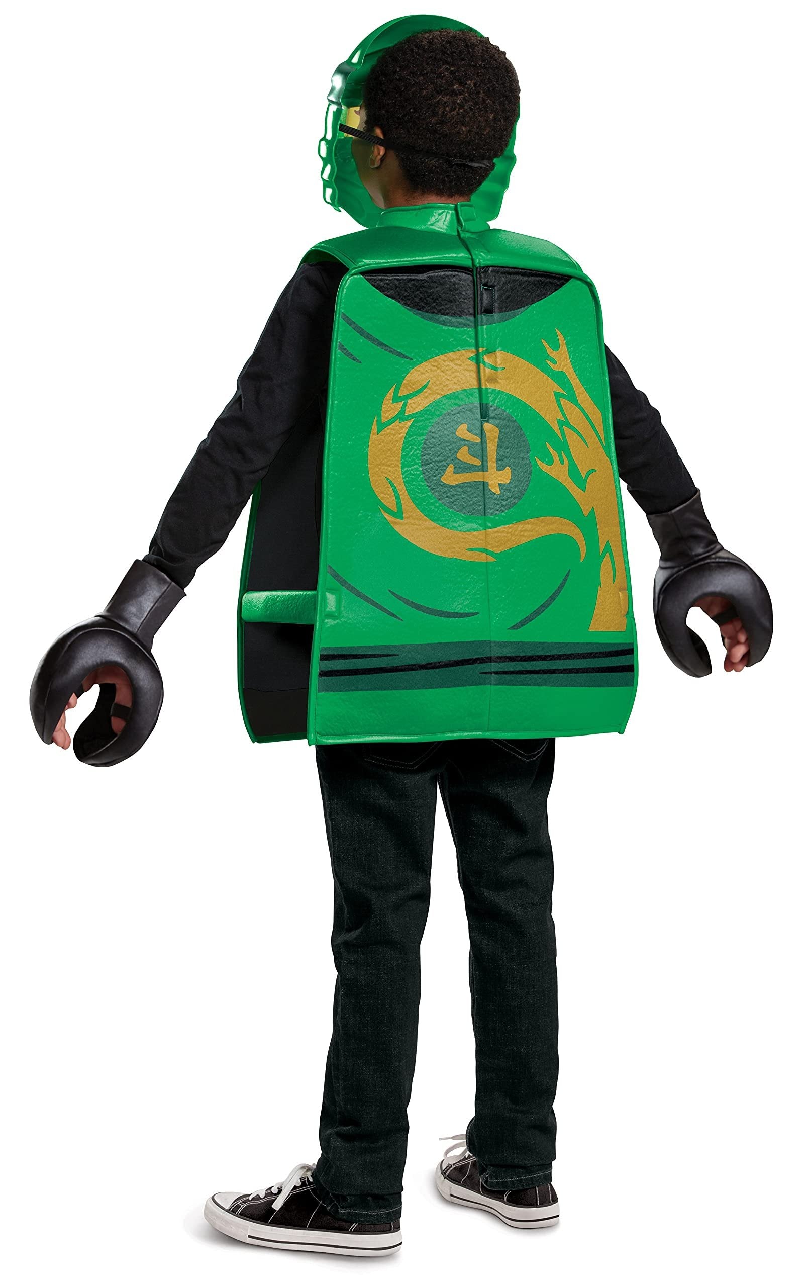 Lloyd Costume for Kids, Lego Ninjago Legacy Themed Basic Character Accessories, Single Child Size Green