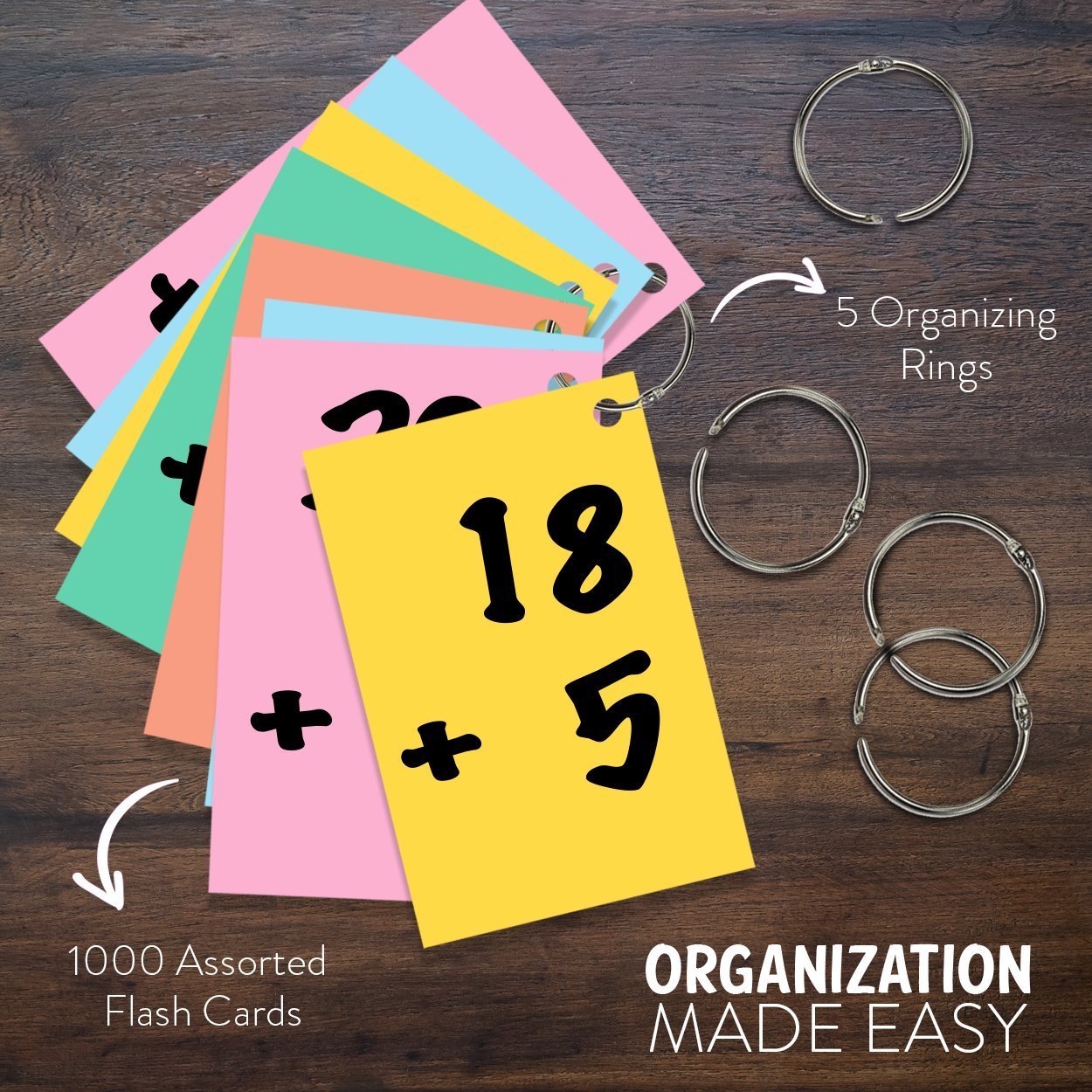 Star Right 1000 Colored Blank Flash Cards With Rings - 2x3 Inch Note Cards, Index Cards For Studying & Notes, 5 Metal Binder Rings Included Colored Note Cards Star Right 1000 Colored Blank Flash Cards With Rings - 2x3 Inch Note Cards, Index Cards For Studying & Notes, 5 Metal Binder Rings Included Colored Note Cards