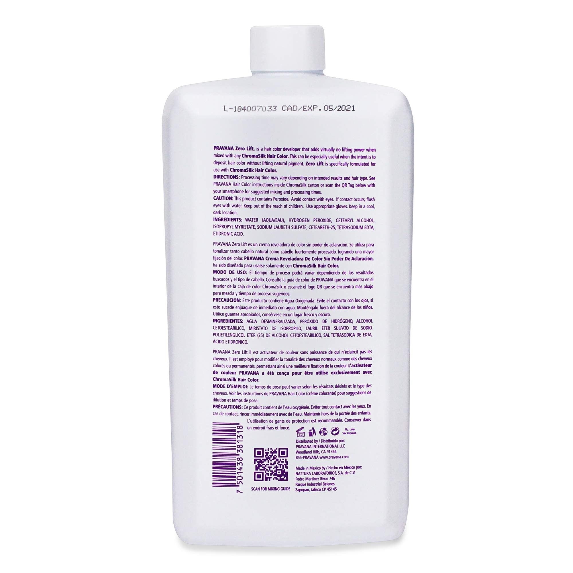 PRAVANA Zero Lift Color Activator by Pravana