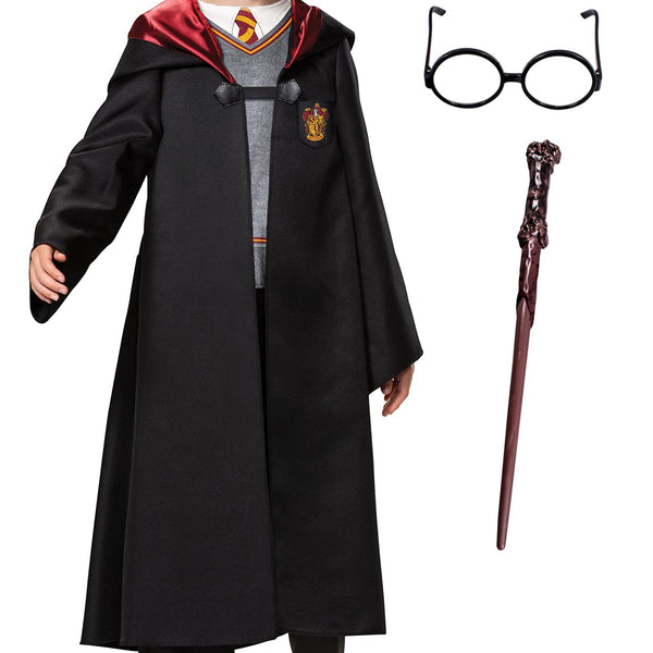 Costume Harry Potter Gryffondor Enfant - Robe Officielle Avec écusson Et écharpe - Rubie's